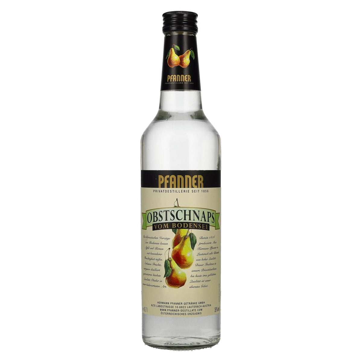 Pfanner Obstschnaps vom Bodensee 35% Vol. 0,7l
