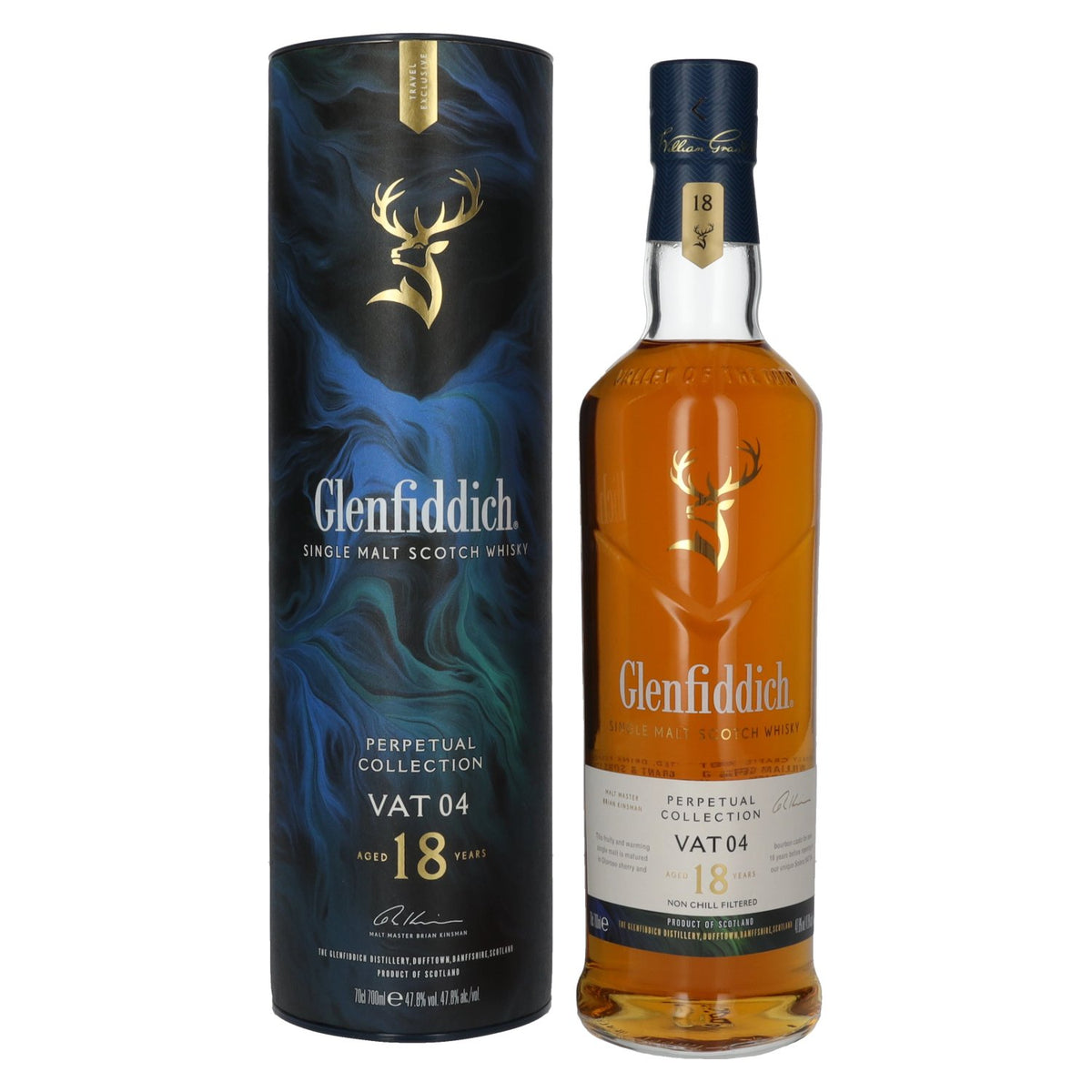 Glenfiddich 18 Years Old Perpetual Collection VAT 04 Single Malt Scotch Whisky 47.8% vol. 0.7l in a gift box