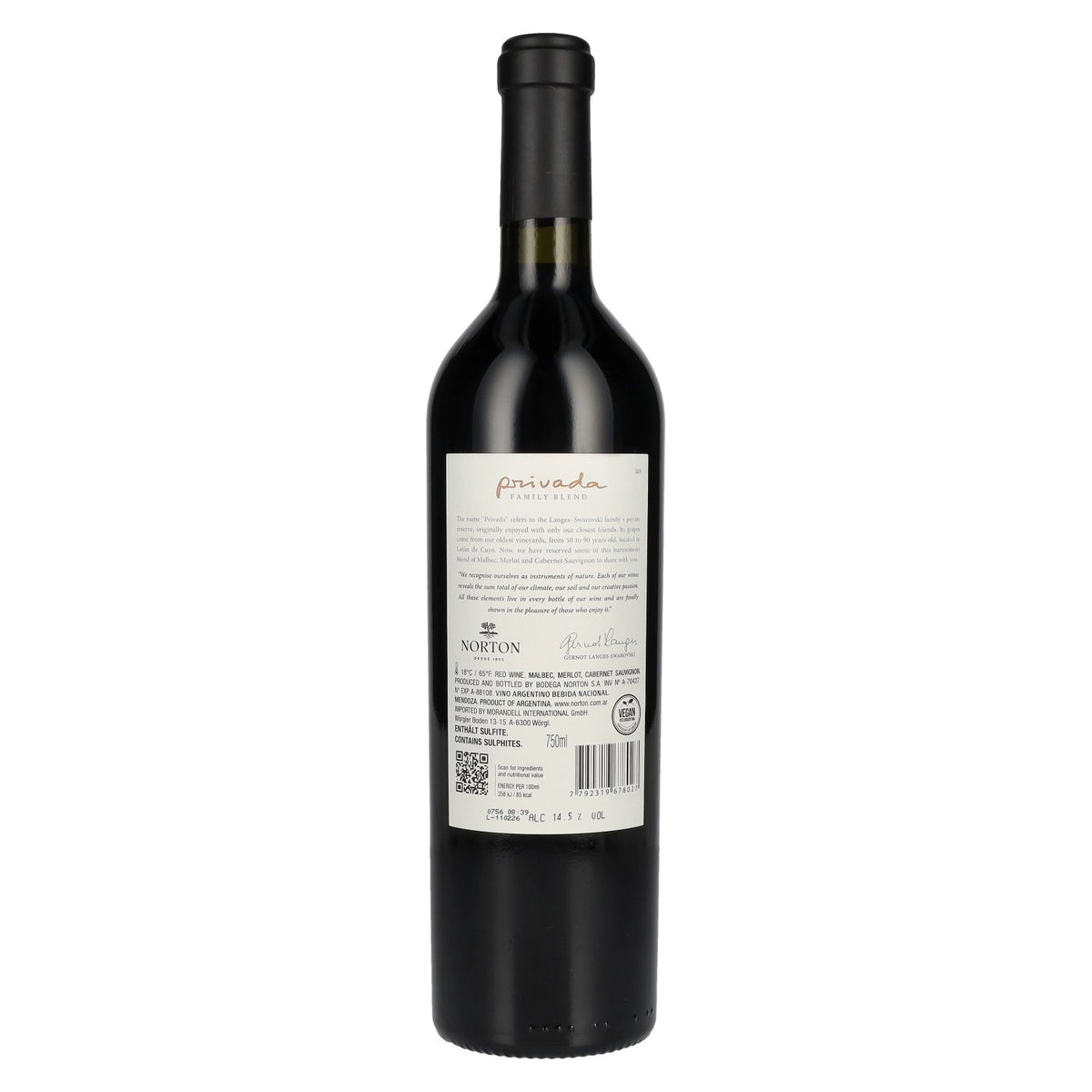 Bodega Norton Privada Family Blend 2024 14,5% vol. 0,75 l