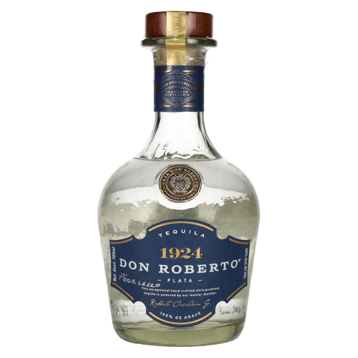 Don Roberto PLATA 100% agave 40% vol. 0,7 l