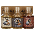 Bud Spencer THE LEGEND Mini-coffret 42,7 % vol., 3 x 0,05 l dans un coffret cadeau