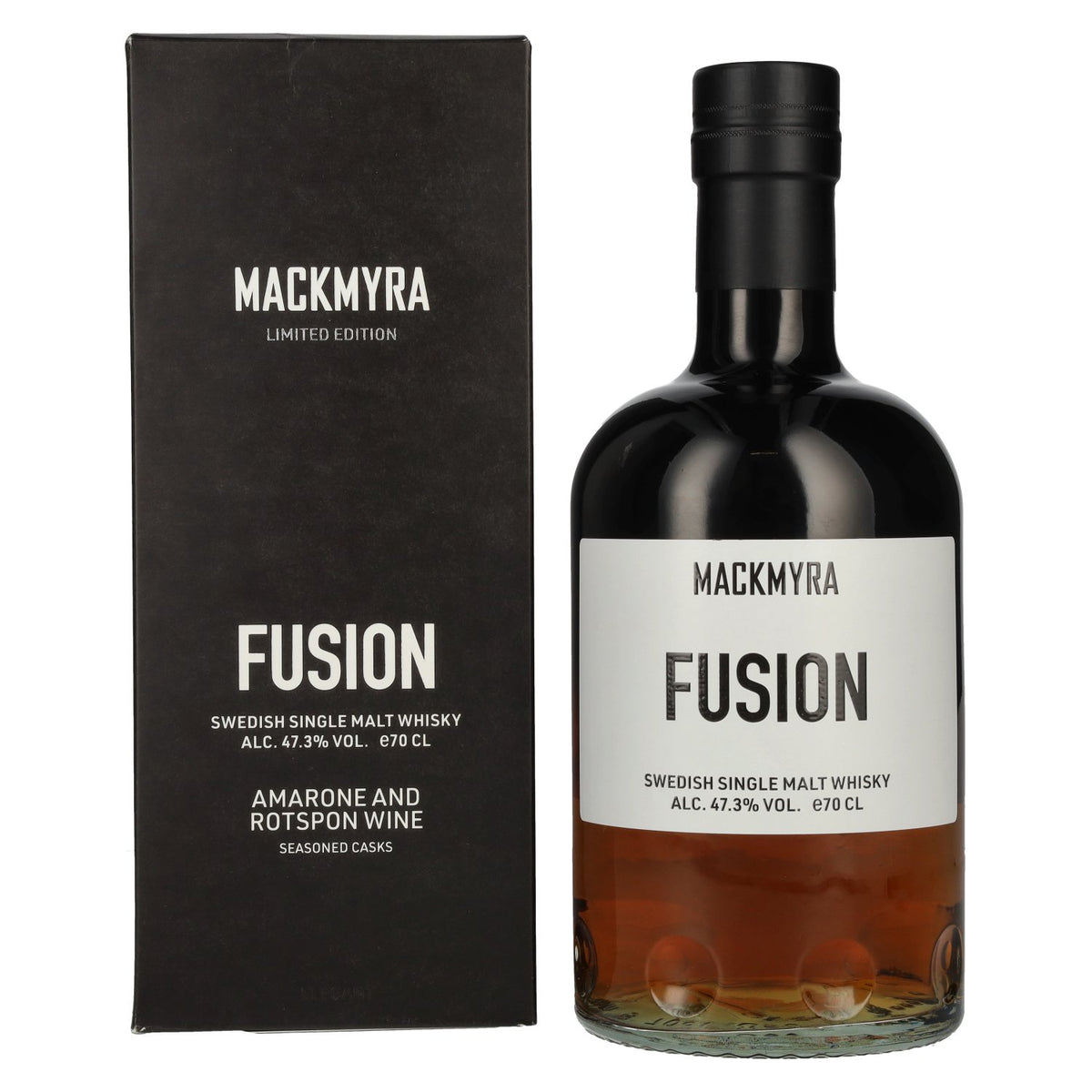 Mackmyra FUSION Swedish Single Malt Whisky Limited Edition 47.3% vol. 0.7 l in a gift box