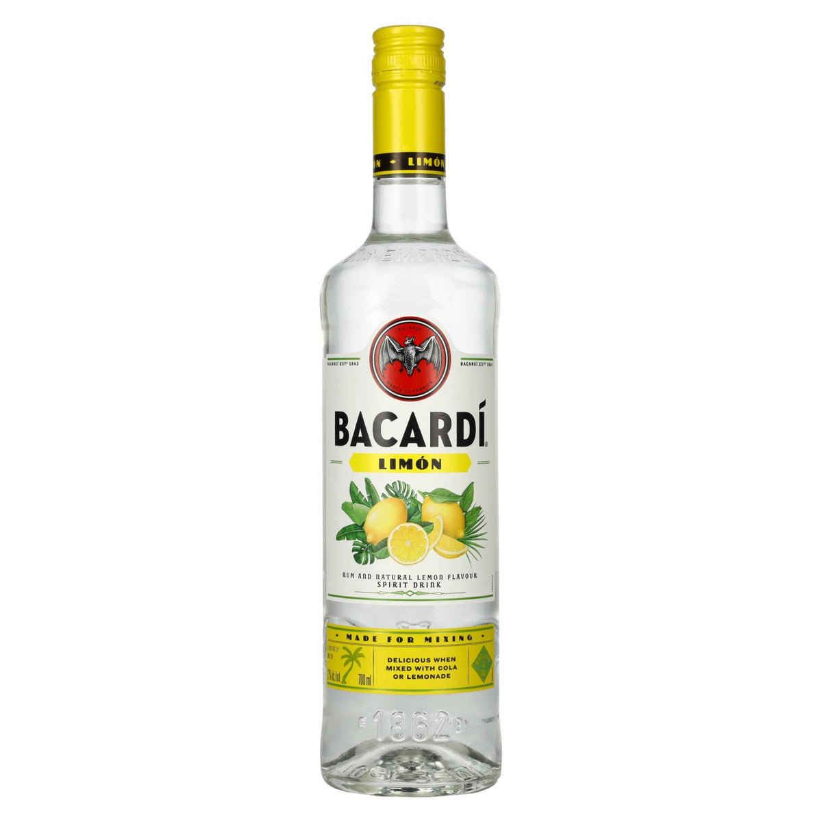 Bacardi LIMÓN Rum met natuurlijke aroma’s 27% vol. 0,7 l