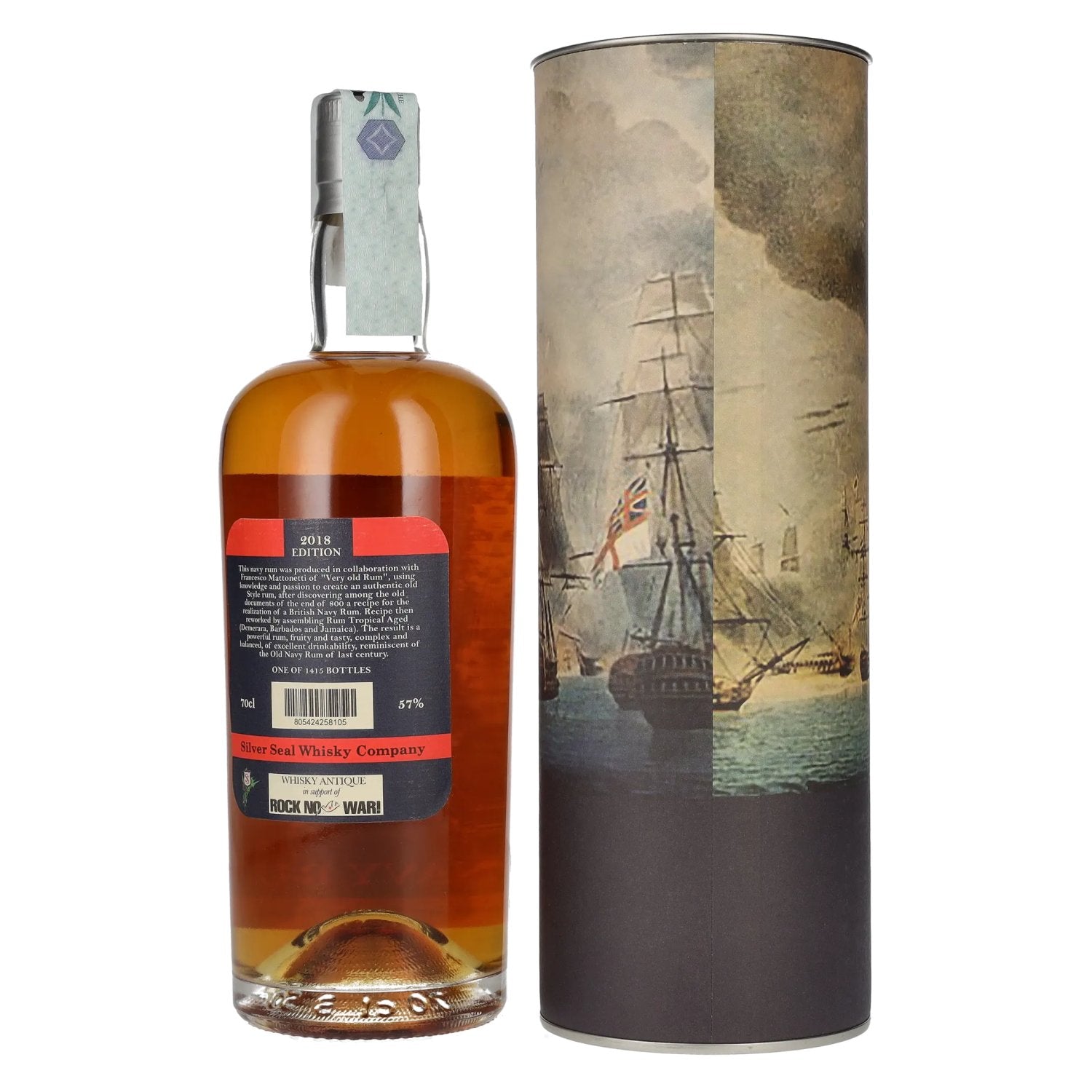 Silver Seal Old Navy Rum Edition 2018 57% Vol. 0,7l in gift box