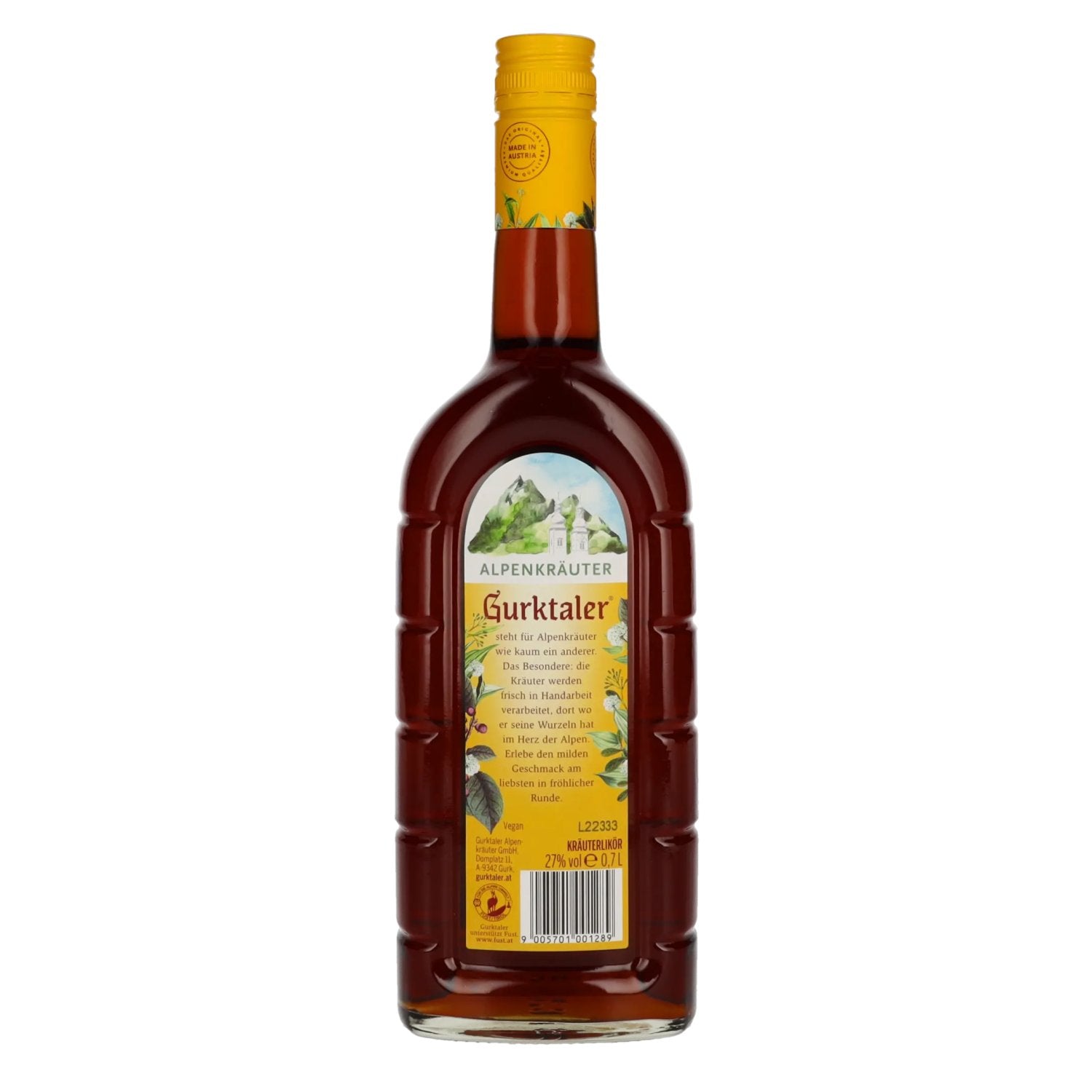 Herbes des Alpes Gurktaler 27% vol. 0,7l