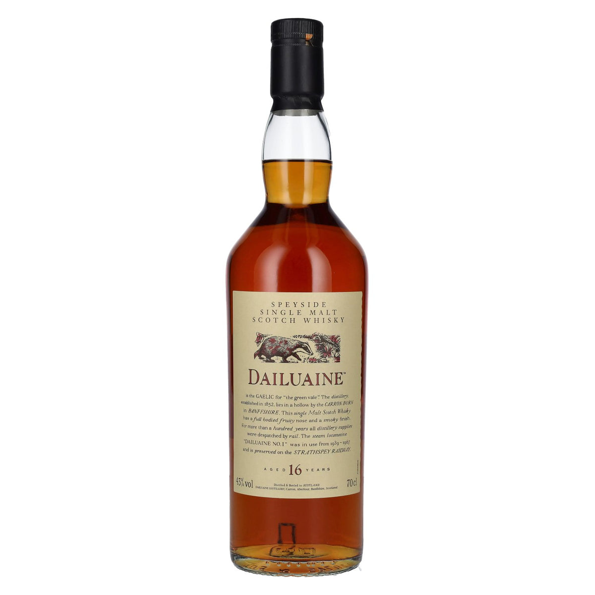 Dailuaine 16 ans d'âge FLORA &amp; FAUNA Speyside Single Malt 43 % vol. 0,7 l
