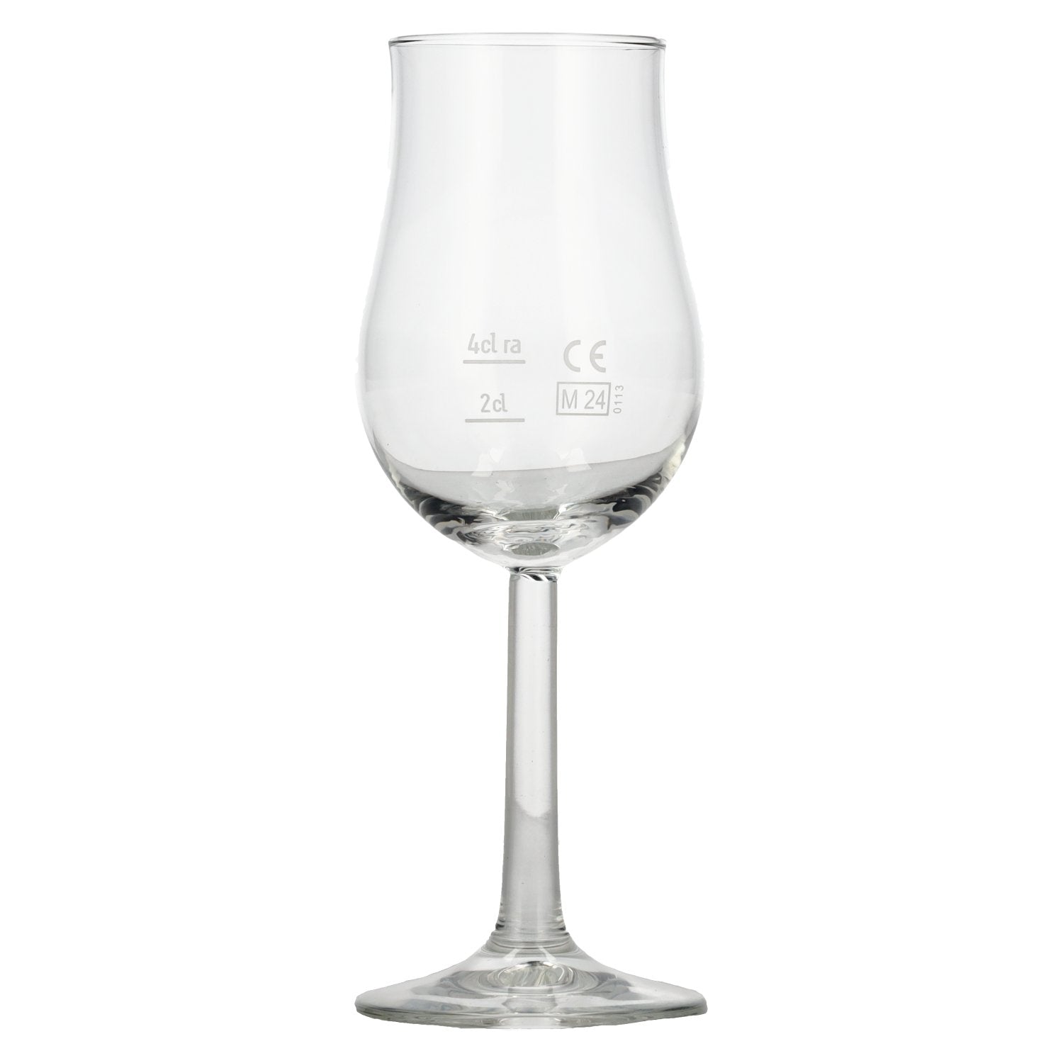 Bugatti Whisky Stielglas mit Eichung 2 cl/4 cl