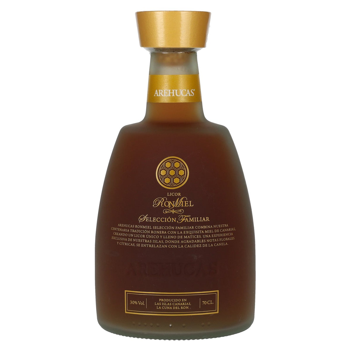 Ron Arehucas Miel Selección Familiar, liqueur à 30 % vol., 0,7 l
