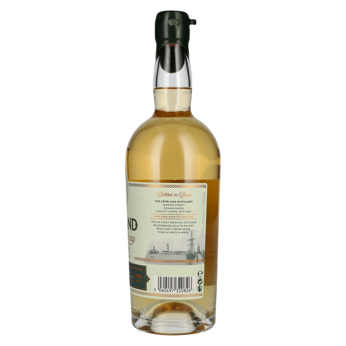 Copeland Distillery Merchant's Quay Banyuls &amp; PX Cask Green Label Irish Whiskey 40 % vol. 0,7 l