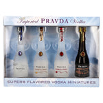 Pravda Vodka 38,1% vol. 4 x 0,05 l