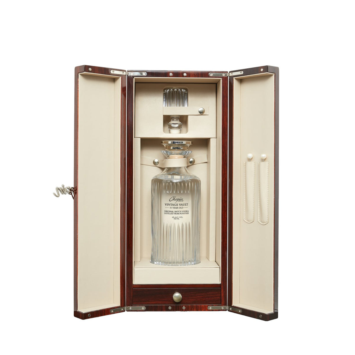 Chopin 30 Years Old Vintage Vault Original Batch Vodka 43,6 % vol., 0,7 l, dans un coffret en bois
