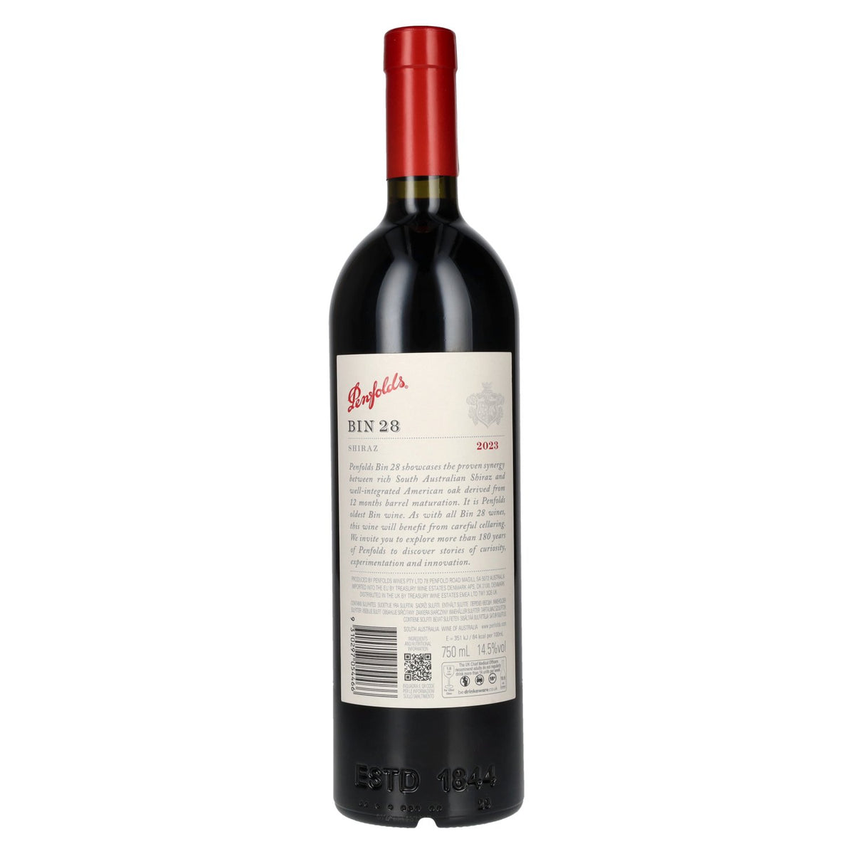 Penfolds BIN 28 Shiraz 2023 14,5 % vol. 0,75 l