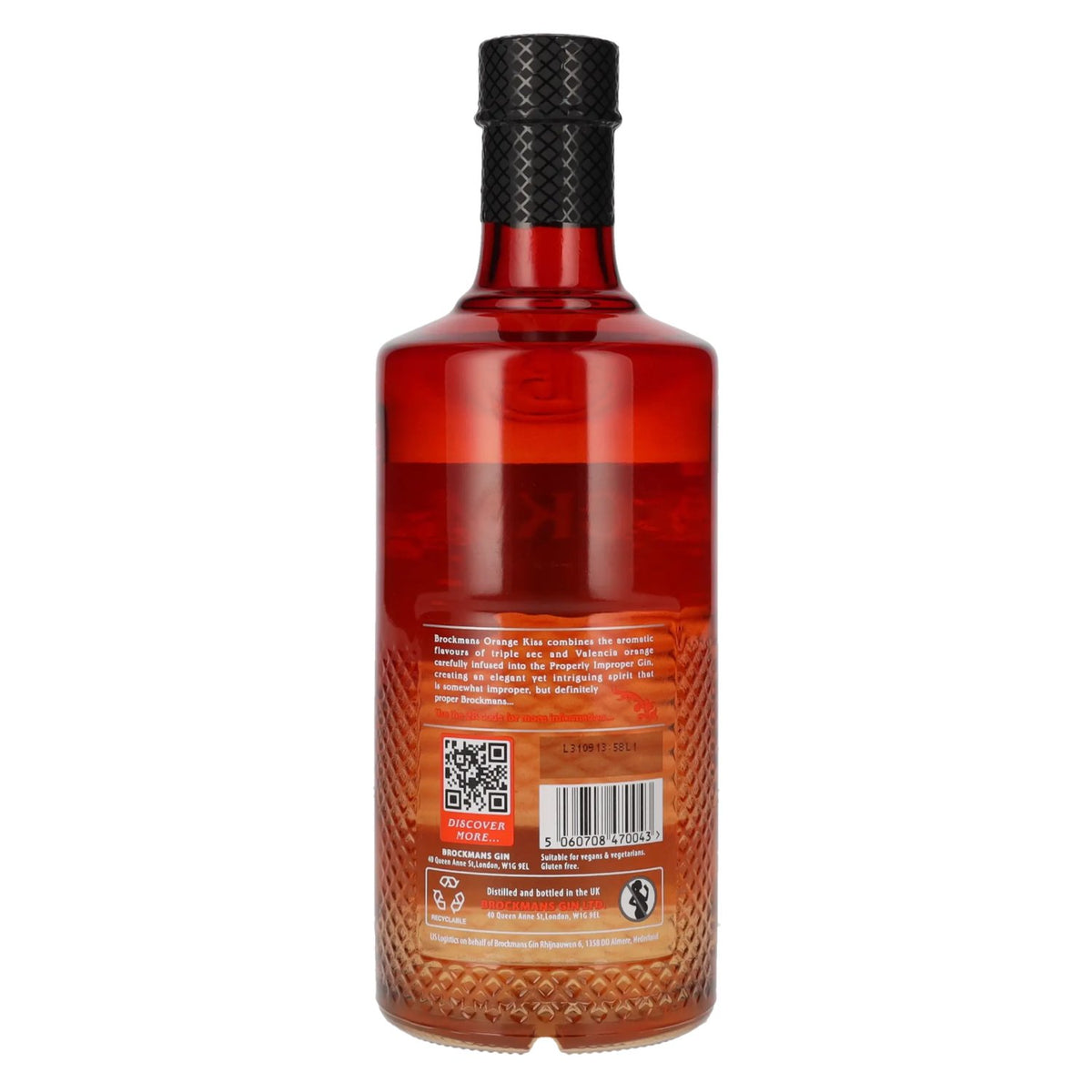 Brockmans Intensely Smooth ORANGE KISS GIN 40% vol. 0,7 l