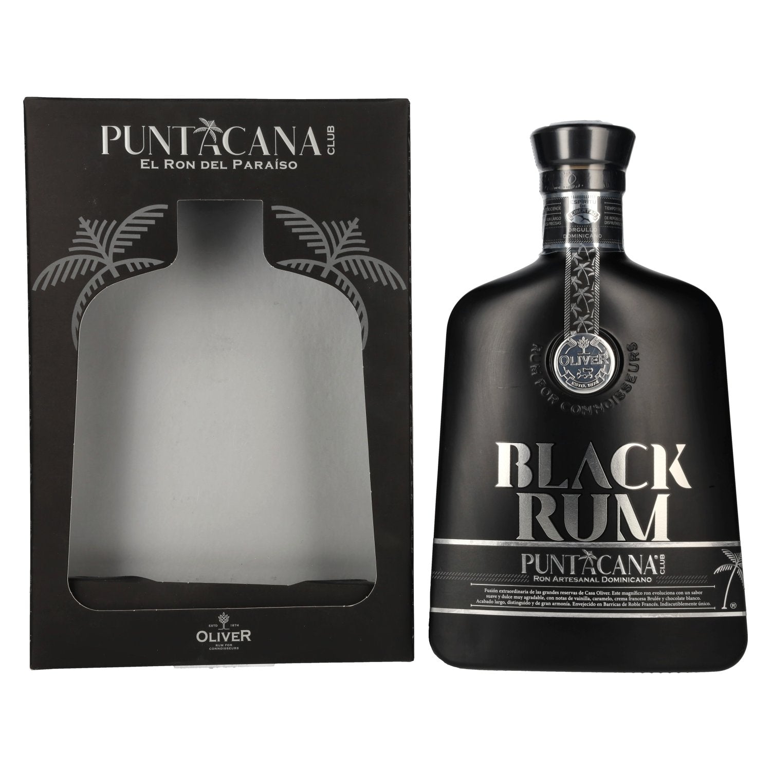 Puntacana Club BLACK RUM 38% Vol. 0,7l in Geschenkbox
