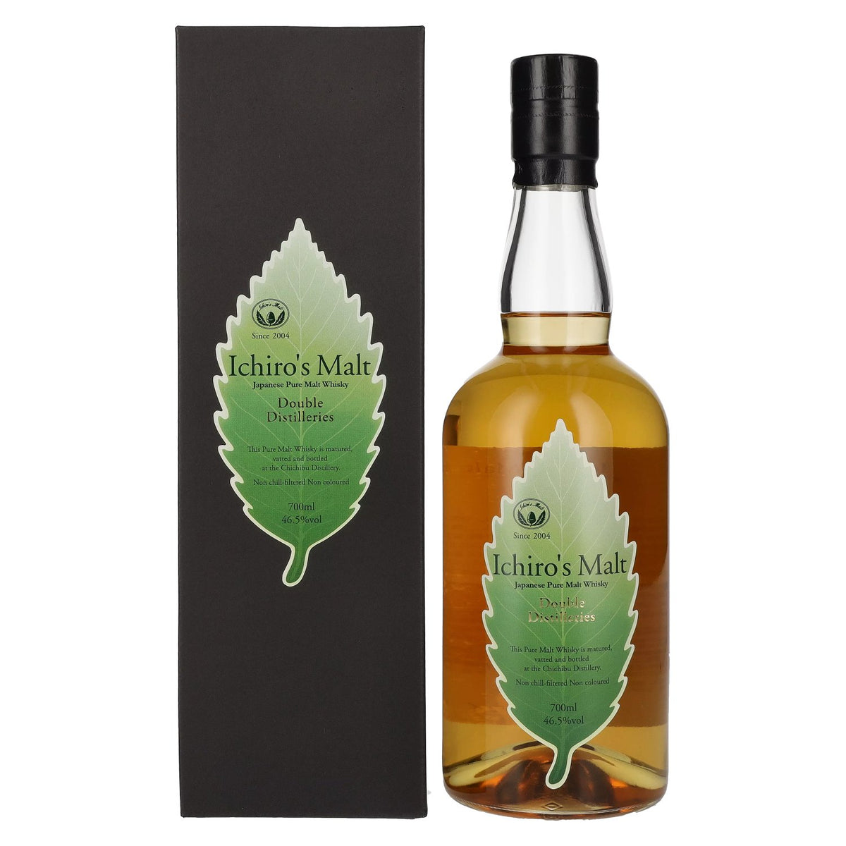 Chichibu Ichiro's Malt Double Distilleries Japanse pure malt whisky 46,5% vol. 0,7 l in geschenkverpakking