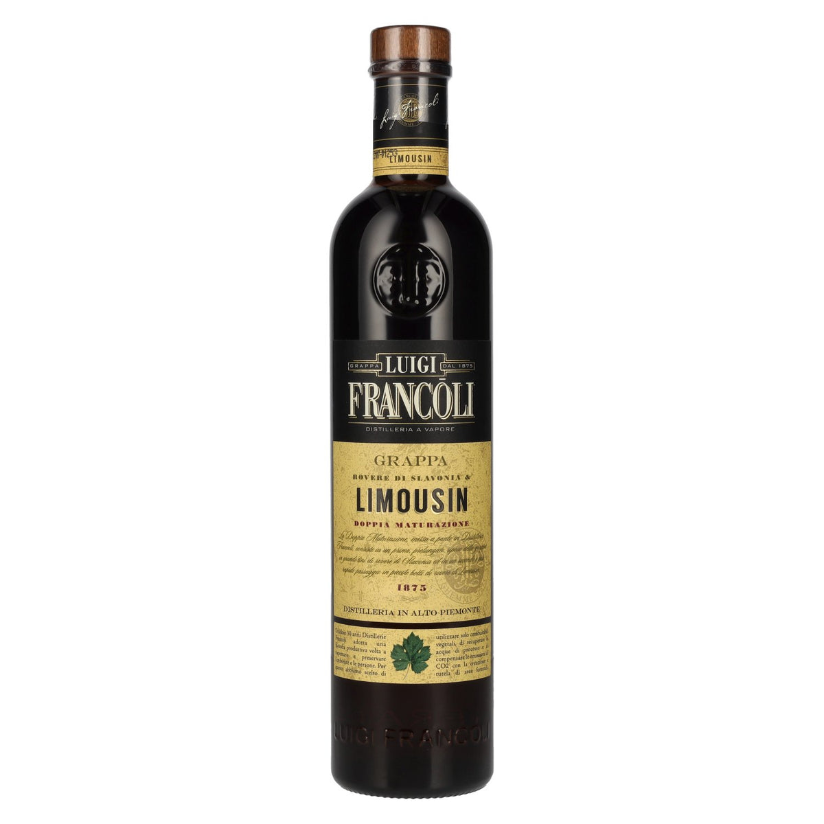 Luigi Francoli Grappa Rovere Di Slavonia &amp; LIMOUSIN 42,5% vol. 0,7 l