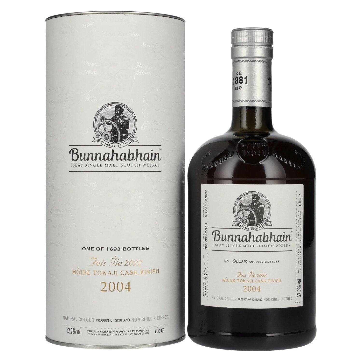Bunnahabhain MÒINE TOKAJI CASK FINISH Limited Release Fèis Ìle 2022 52,2% Vol. 0,7l in gift box