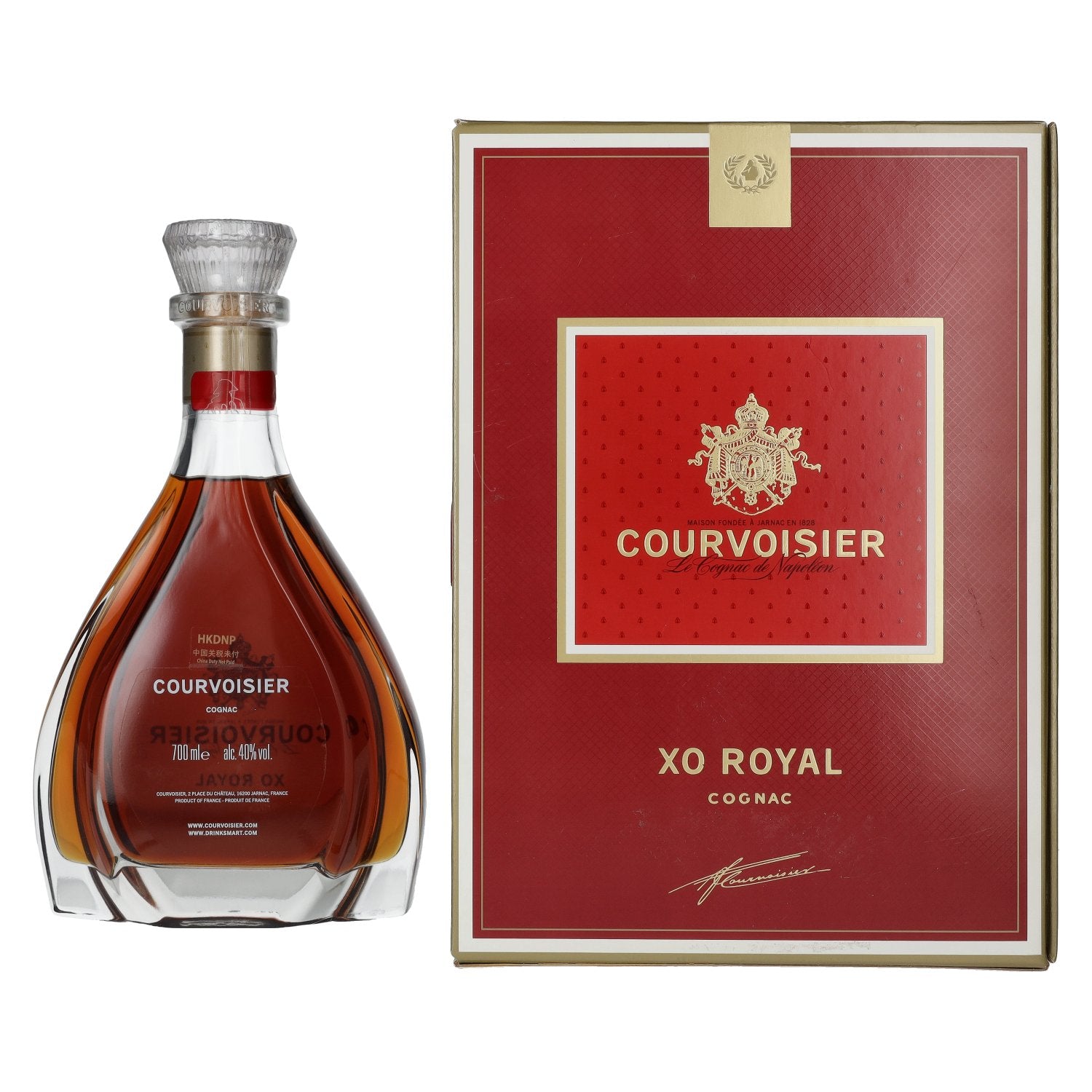 Courvoisier XO ROYAL Le Cognac de Napoléon 40% Vol. 0,7l in gift box