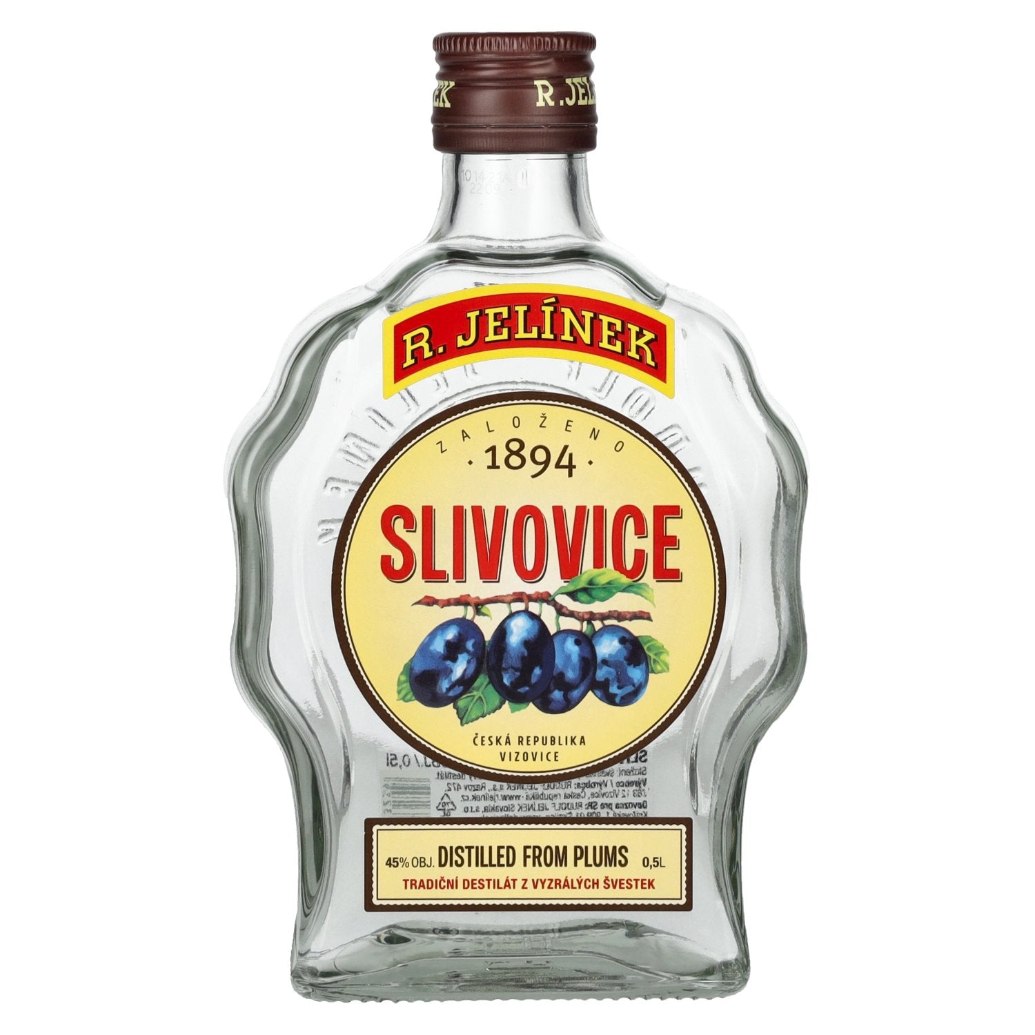 R. Jelínek Slivovice Plum 45% vol. 0,5l