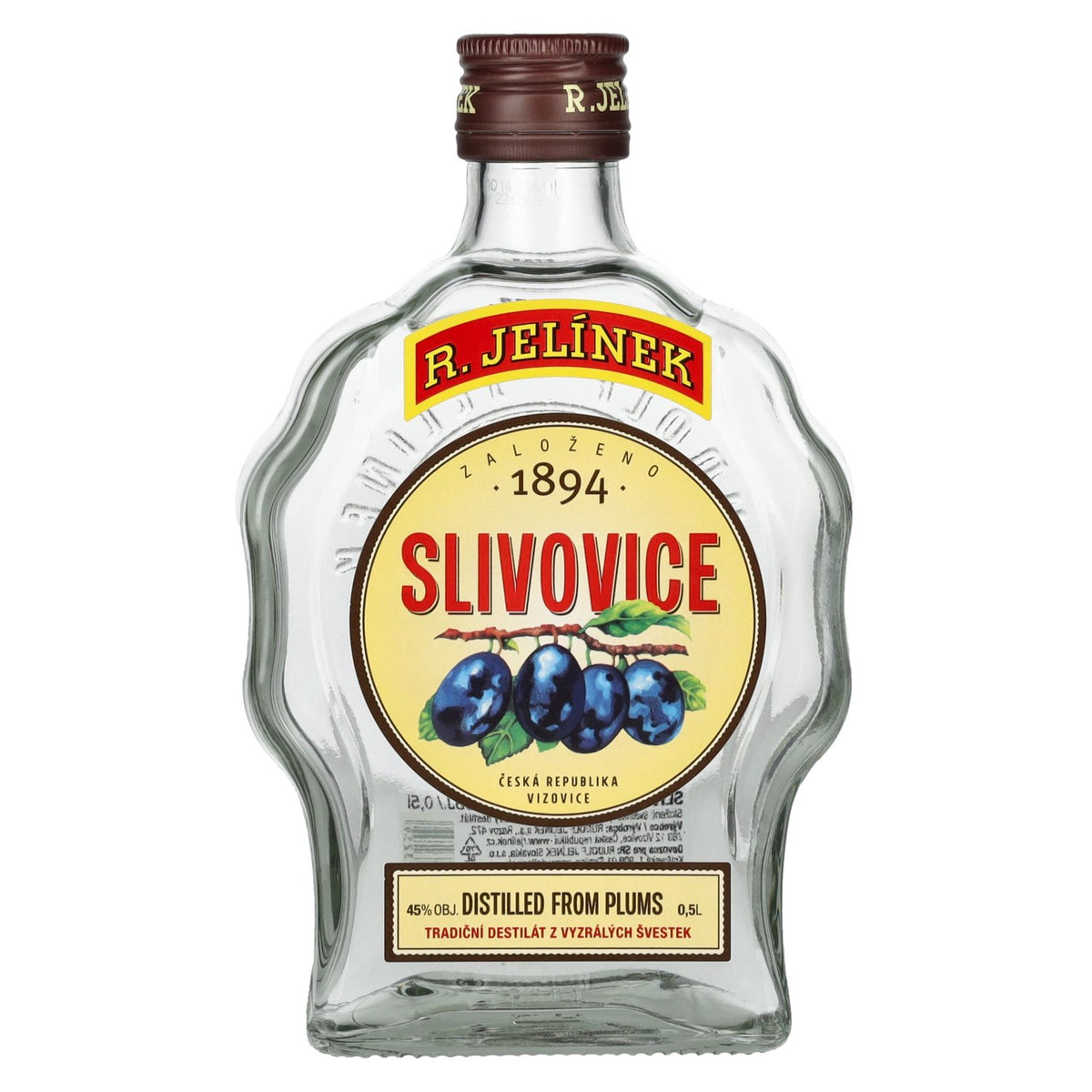 R. Jelínek Slivovice Plum 45% ABV 0.5l