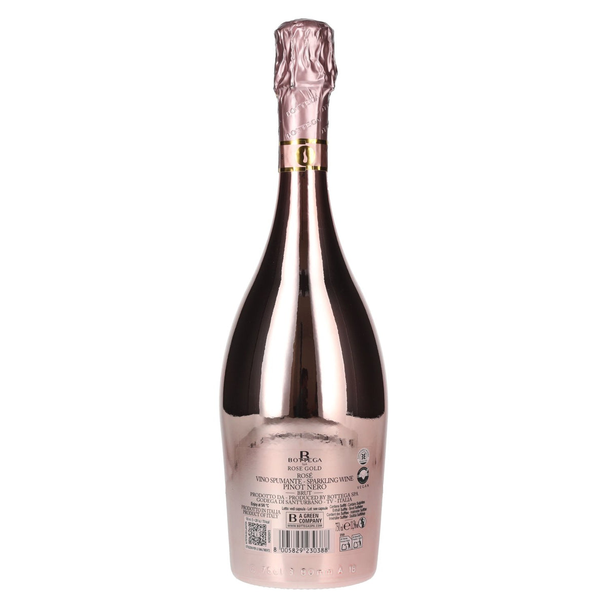 Bottega ROSE GOLD Vino Spumante Brut 2024 11,5% vol. 0,75 l