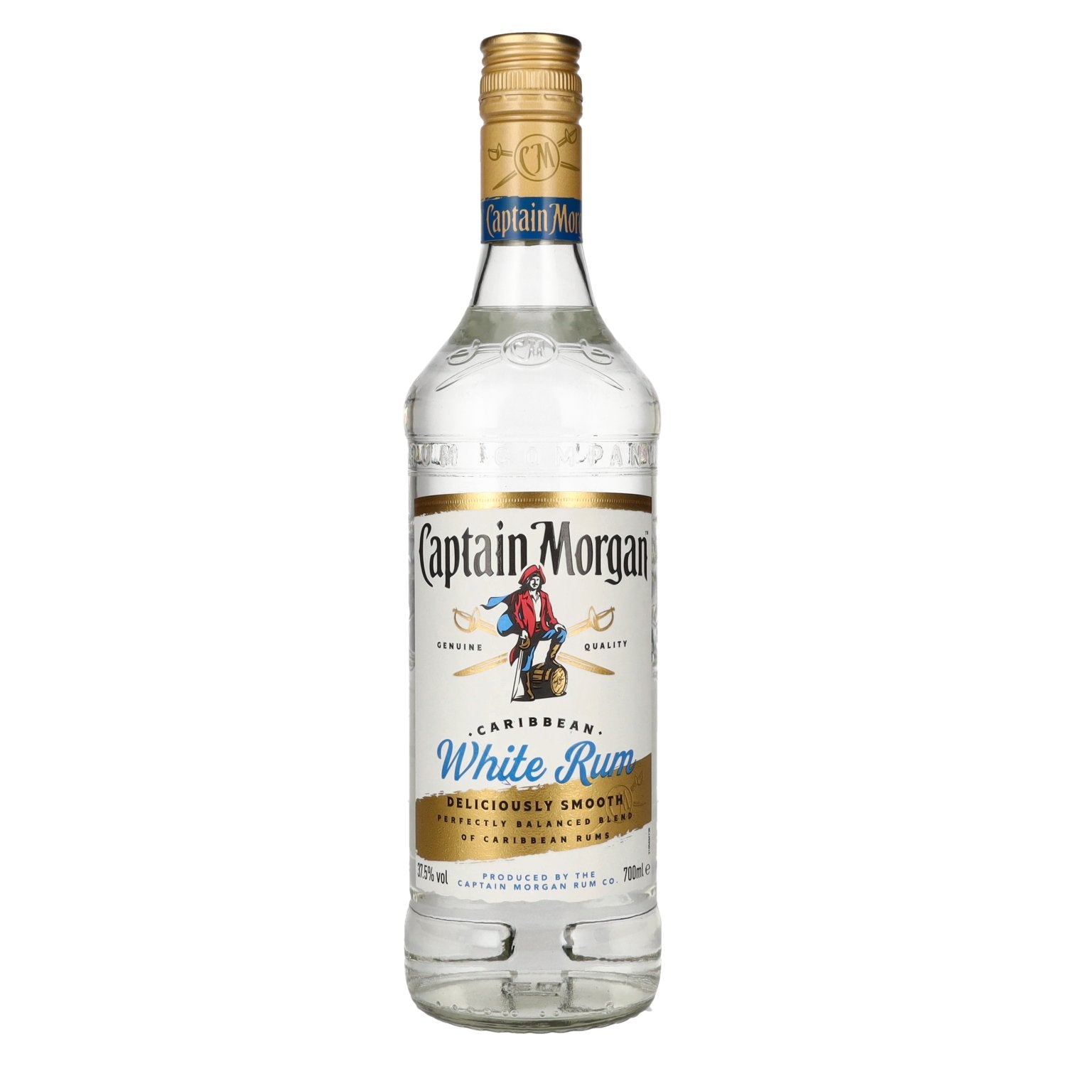 Captain Morgan Caribbean White Rum 37,5% vol. 0,7l
