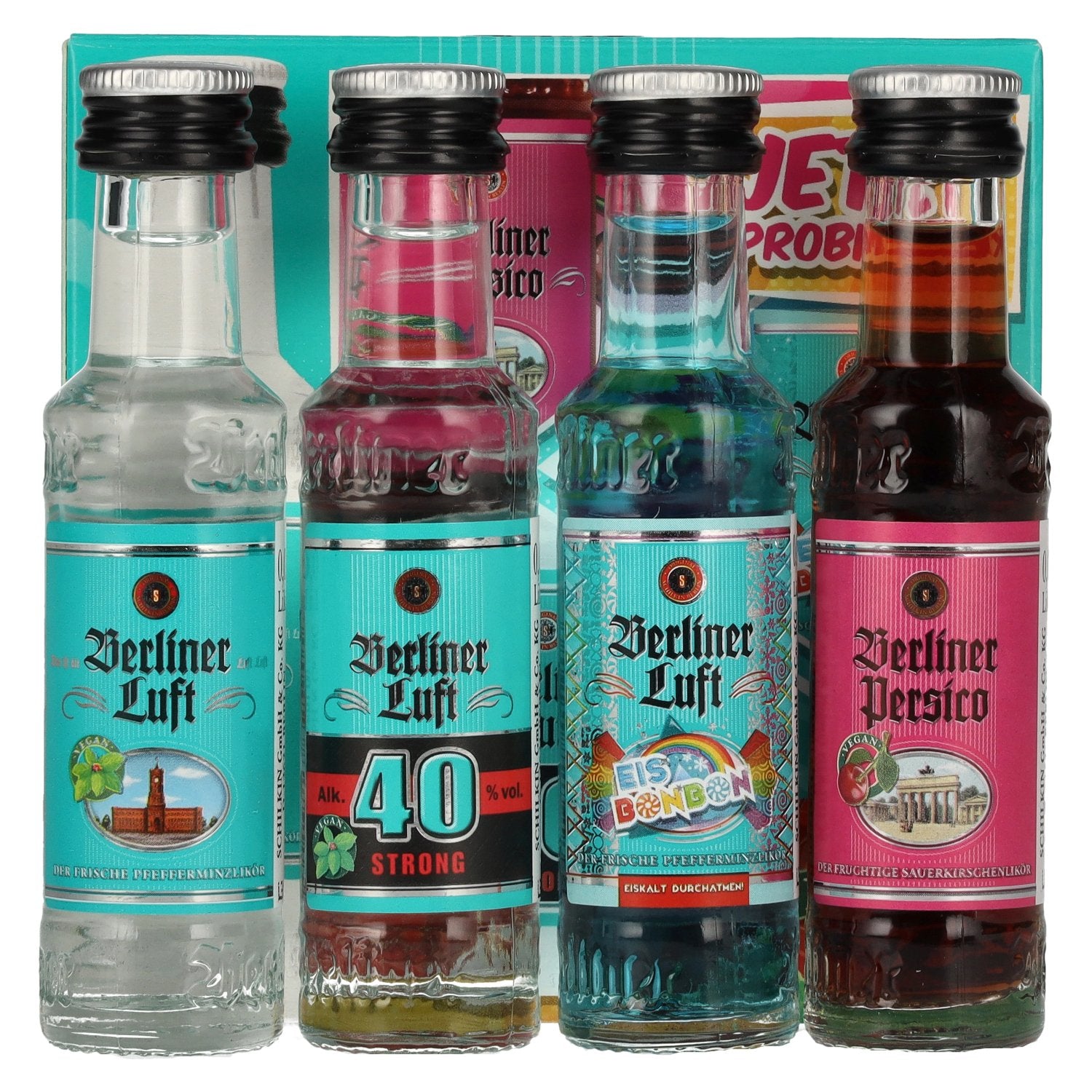 Berliner Luft Special Box 23% Vol. 4x0,02l in geschenkverpakking