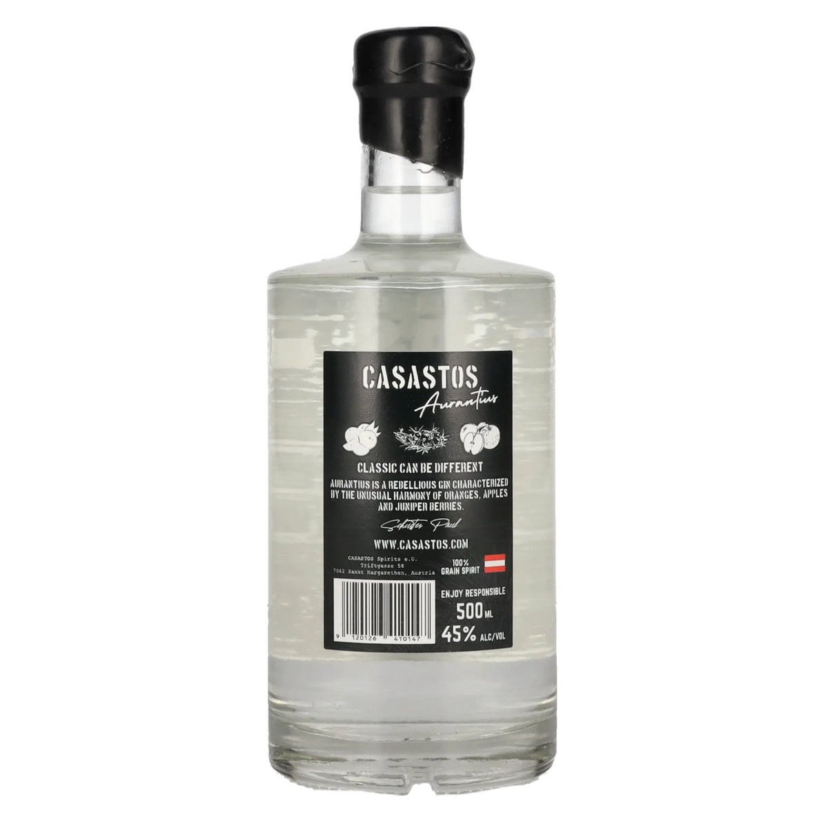 CASASTOS Old Tom Gin Small Batch Aurantius 45 % vol. 0,5 l