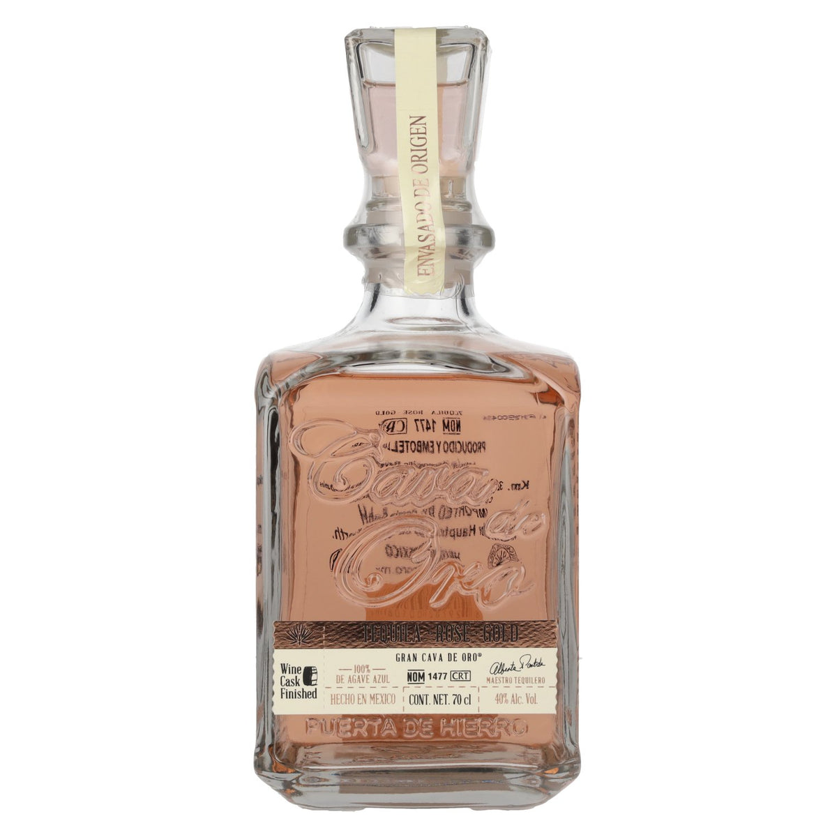 Gran Cava de Oro Tequila ROSA 100% blauwe agave 40% vol. 0,7 l
