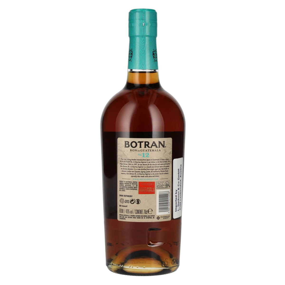 Botran Ron de Guatemala nr. 12 Reserva Superior 40% vol. 0,7 l