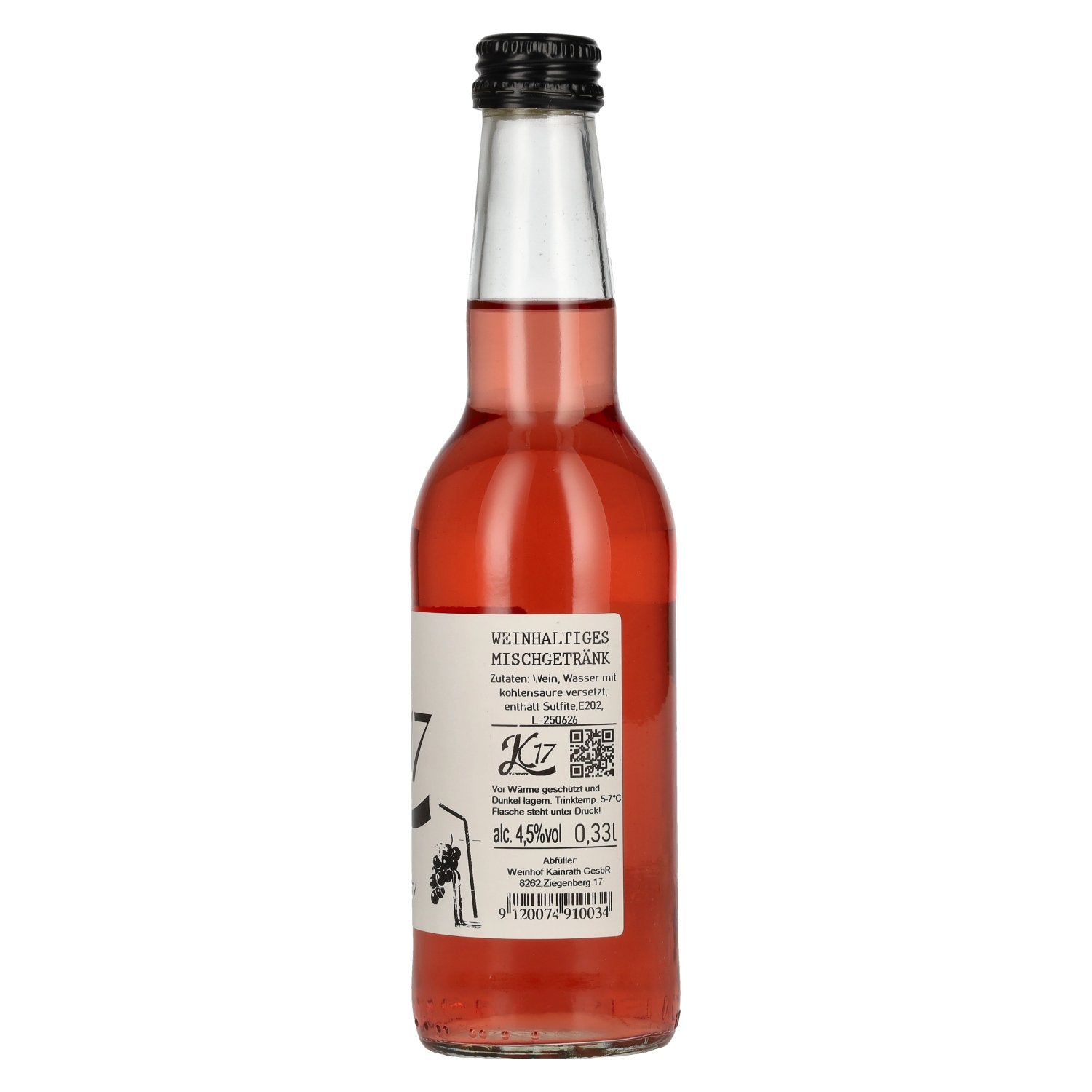 K17 Kainrath KaiBerry Spritzer 4,5% Vol. 24x0,33l