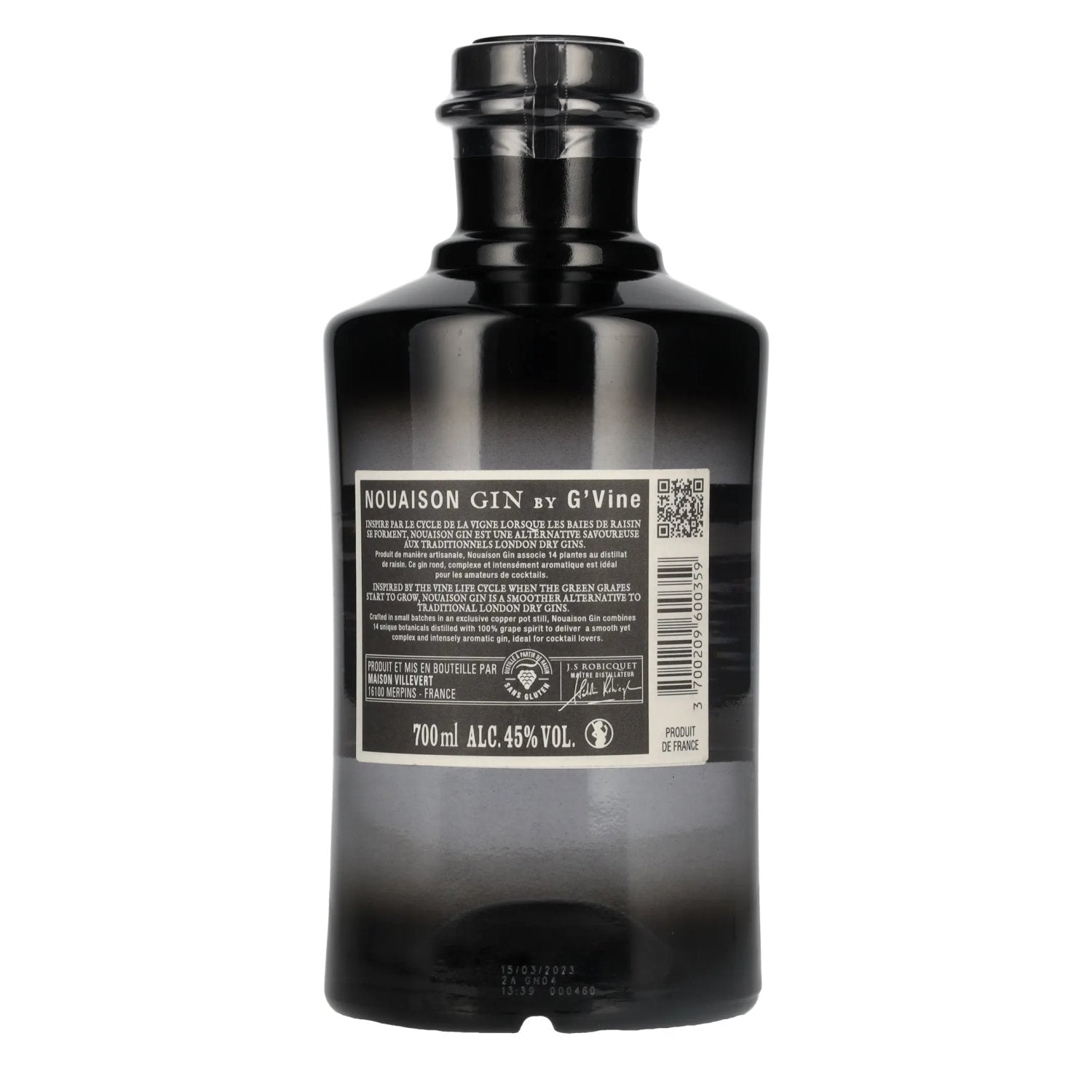 G'Vine Gin de France NOUAISON 45% Vol. 0,7l