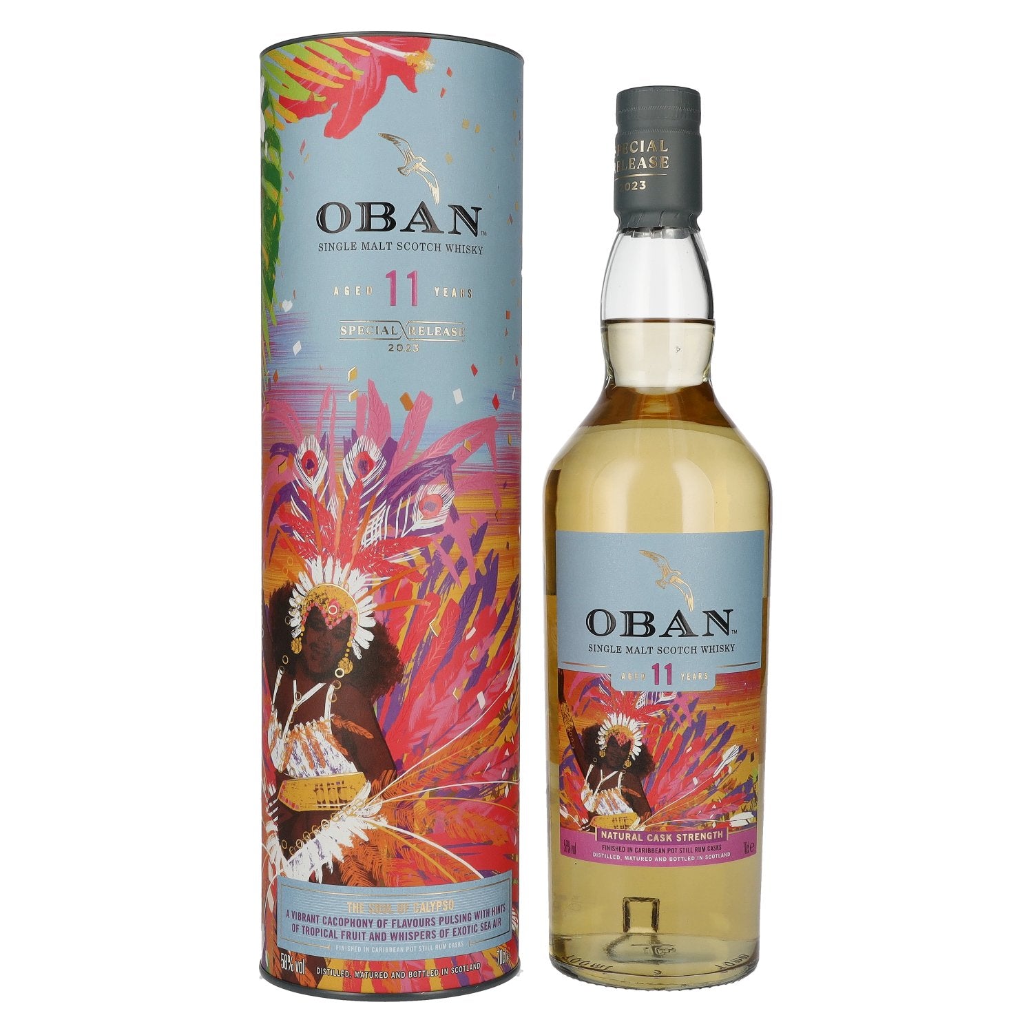 Oban 11 Years Old The SOUL OF CALYPSO Single Malt Special Release 2023 58% vol. 0,7 l in geschenkverpakking