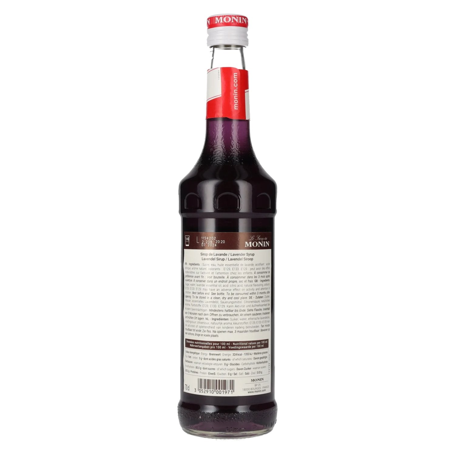 Le Sirop de Monin LAVENDEL 0,7l
