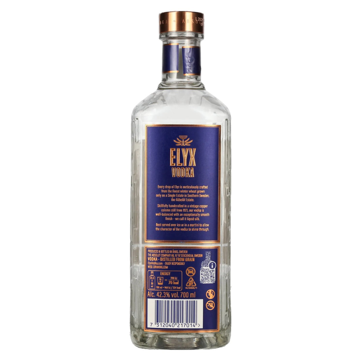 Absolut Vodka ELYX 42.3% ABV 0.7l