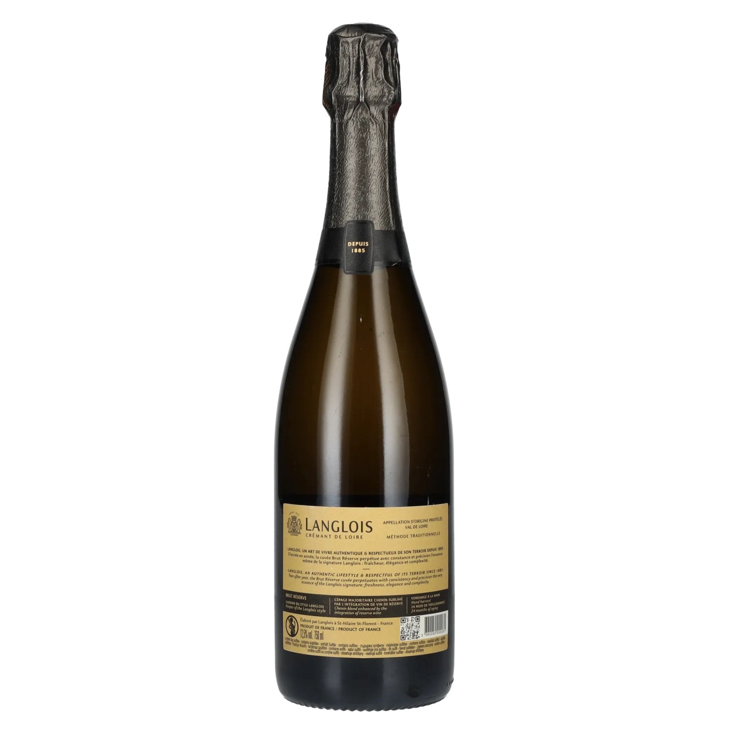 Langlois Crémant de Loire Brut Réserve 12,5% Vol. 0,75l