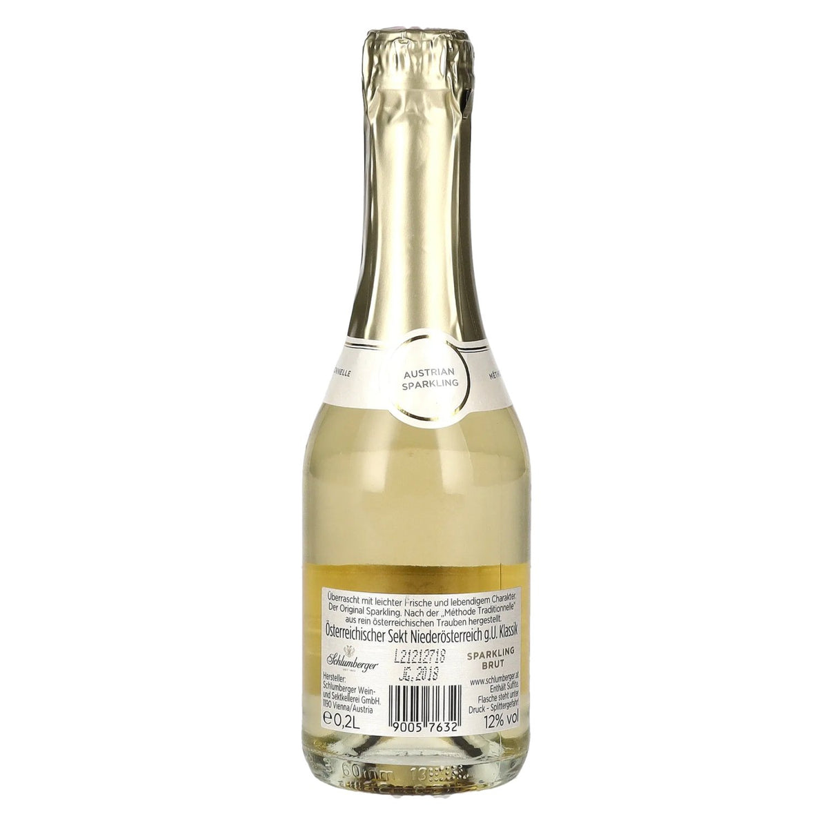 Schlumberger Sparkling Jahrgangssekt Brut 12% Vol. 0,2l