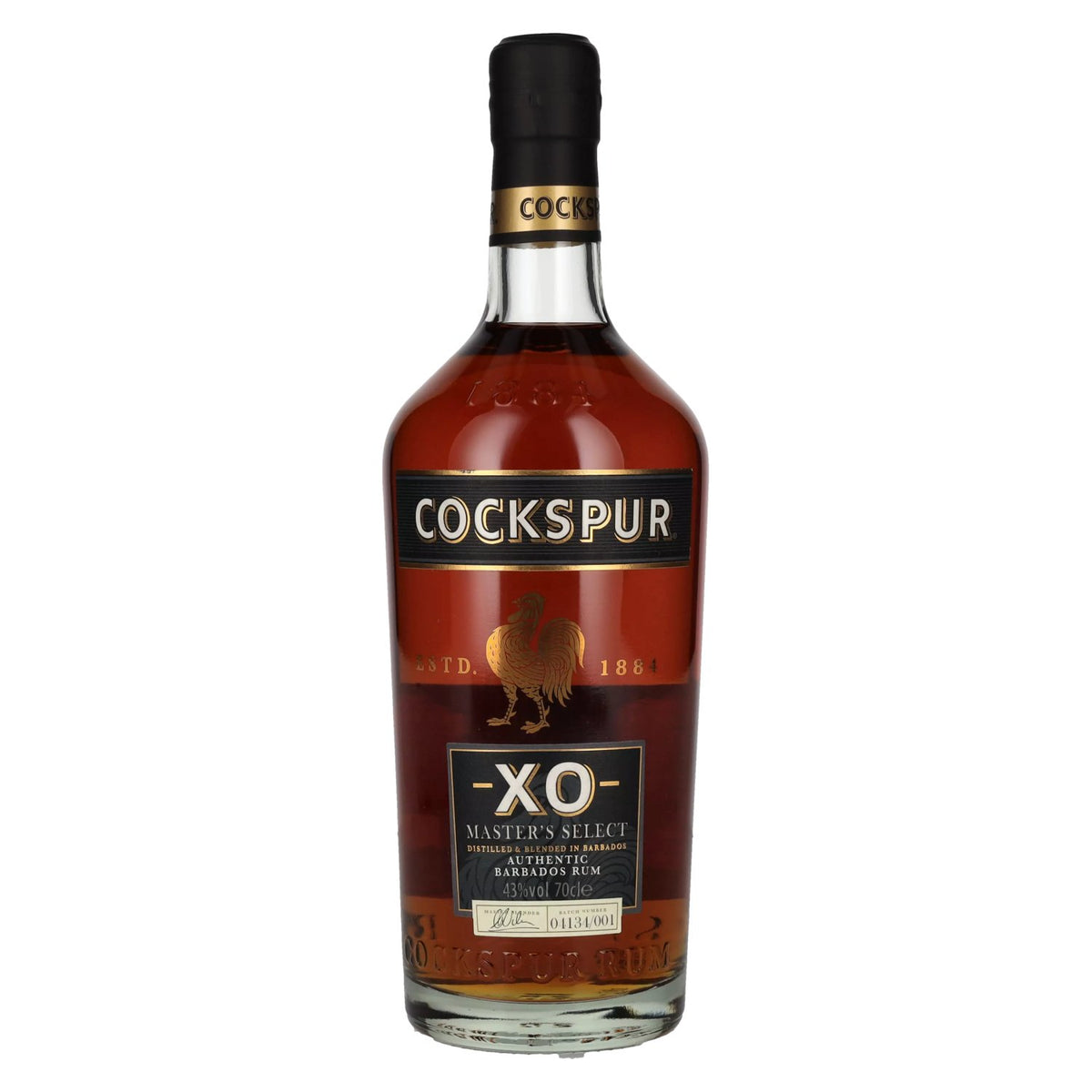 Cockspur XO Master's SELECT Authentic Barbados Rum 43% vol. 0,7 l