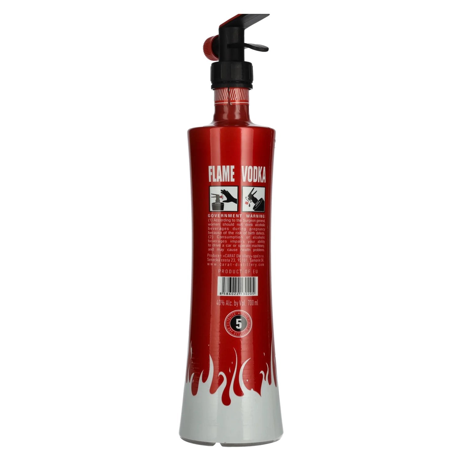THE Flame Wodka 40% Vol. 0,7l