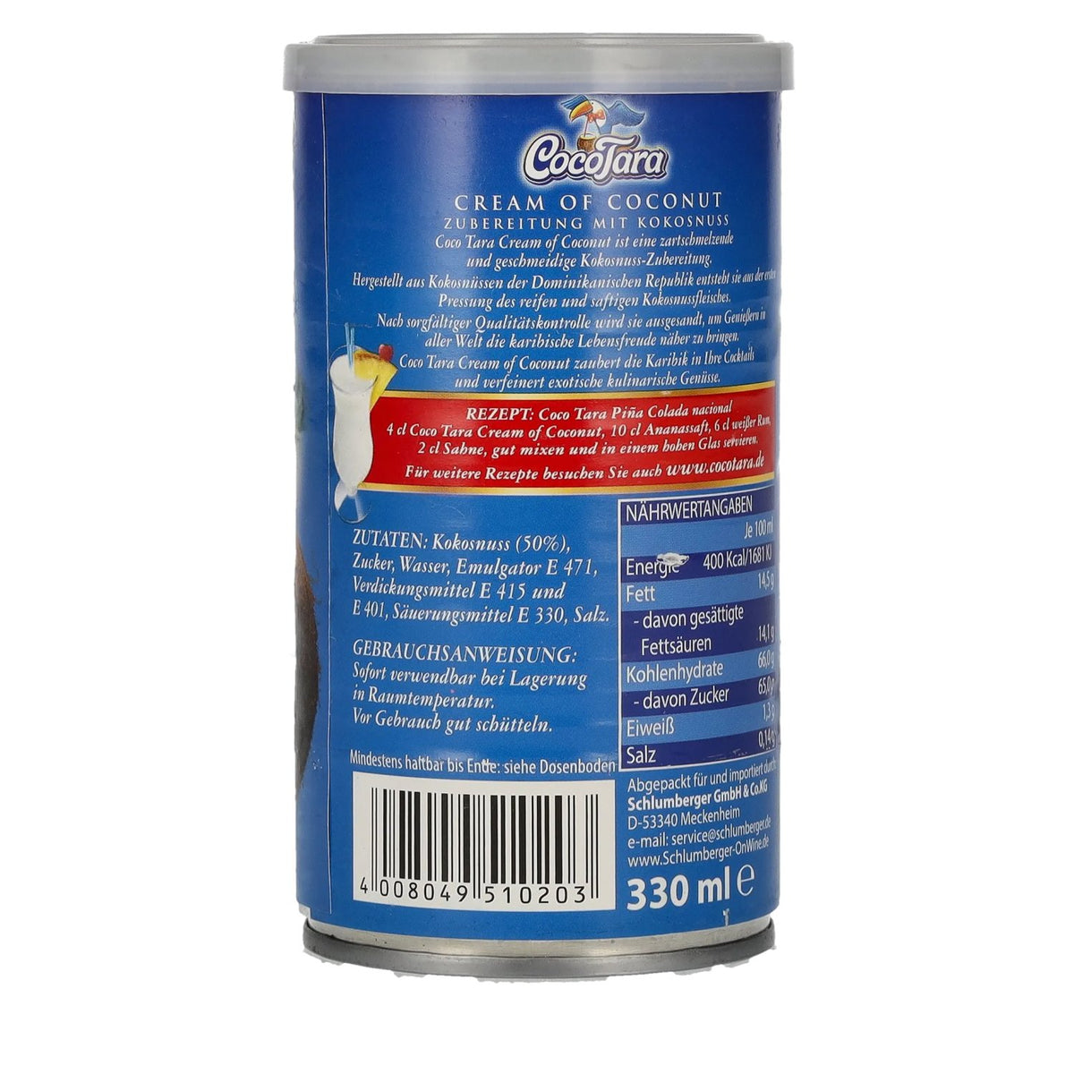 Coco Tara Cream of Coconut 0.33 l