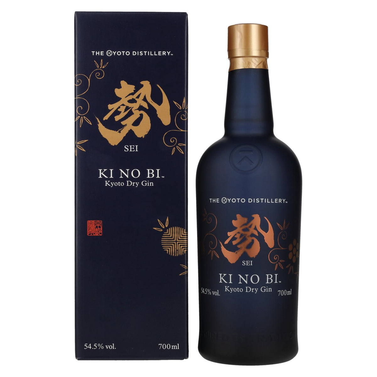 KI NO BI Gin Kyoto Dry Gin 54.5% ABV 0.7l in a gift box