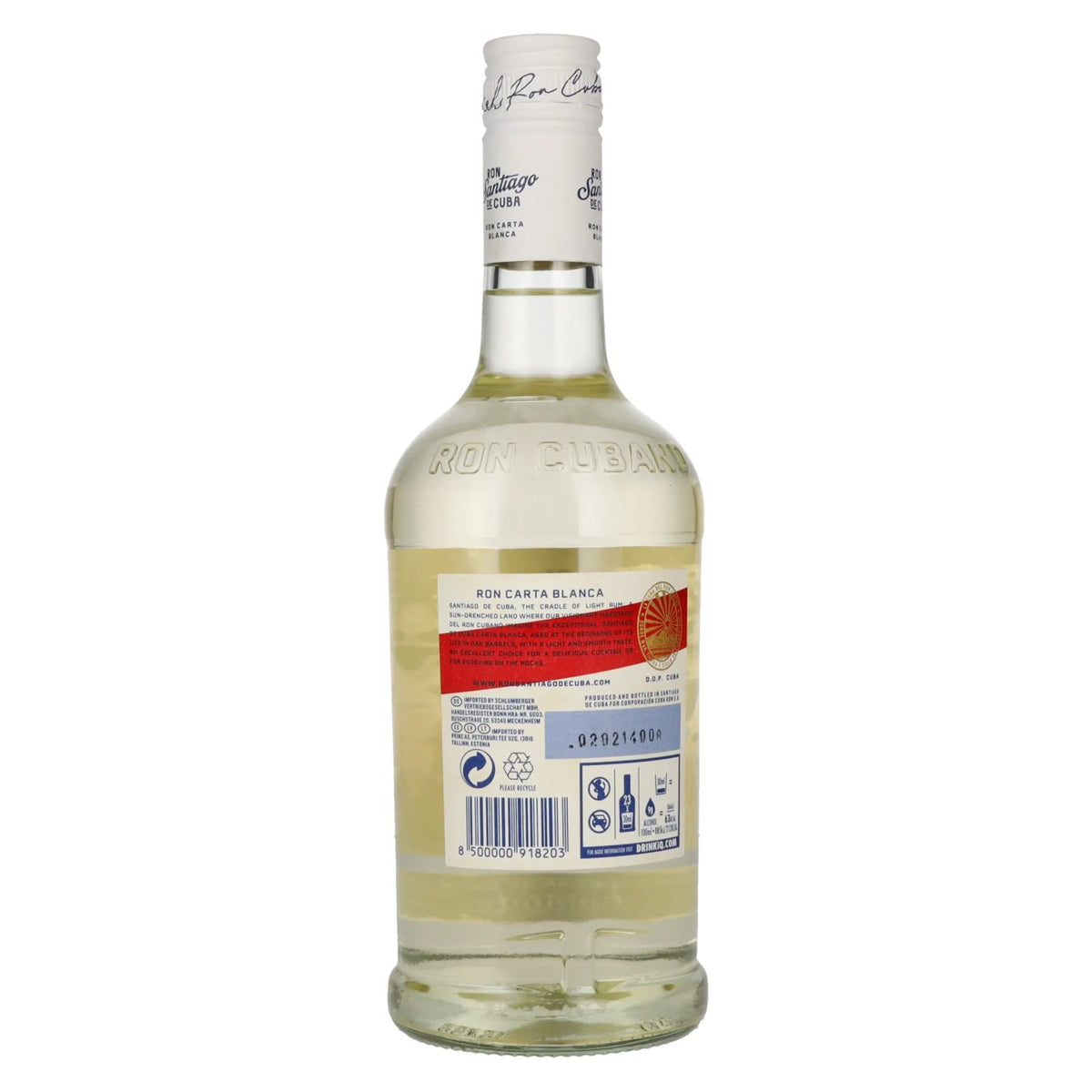 Ron Santiago de Cuba Carta Blanca 38 % vol. 0,7 l