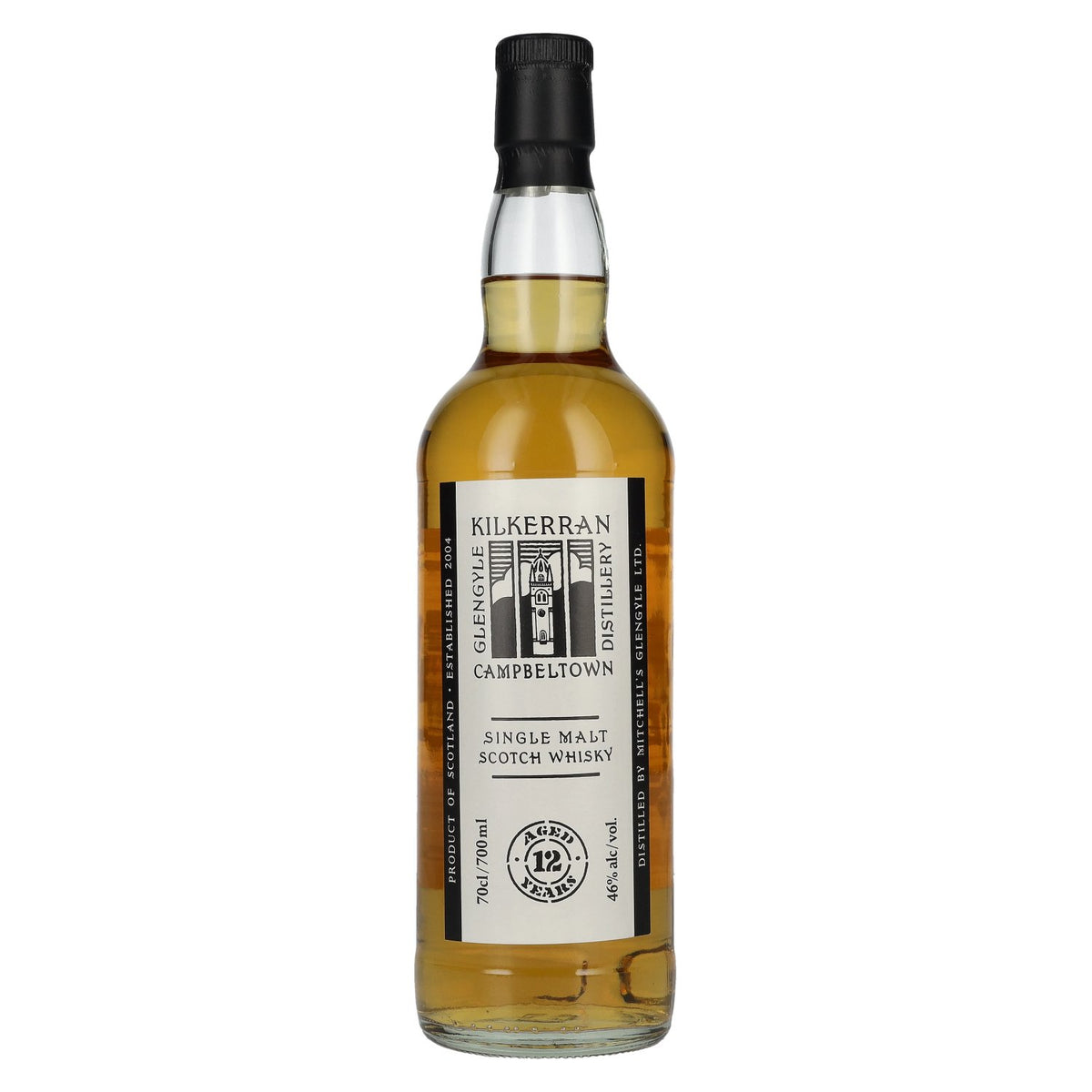 Kilkerran Glengyle Distillery 12-Year-Old Single Malt Scotch Whisky 46% vol. 0.7 l