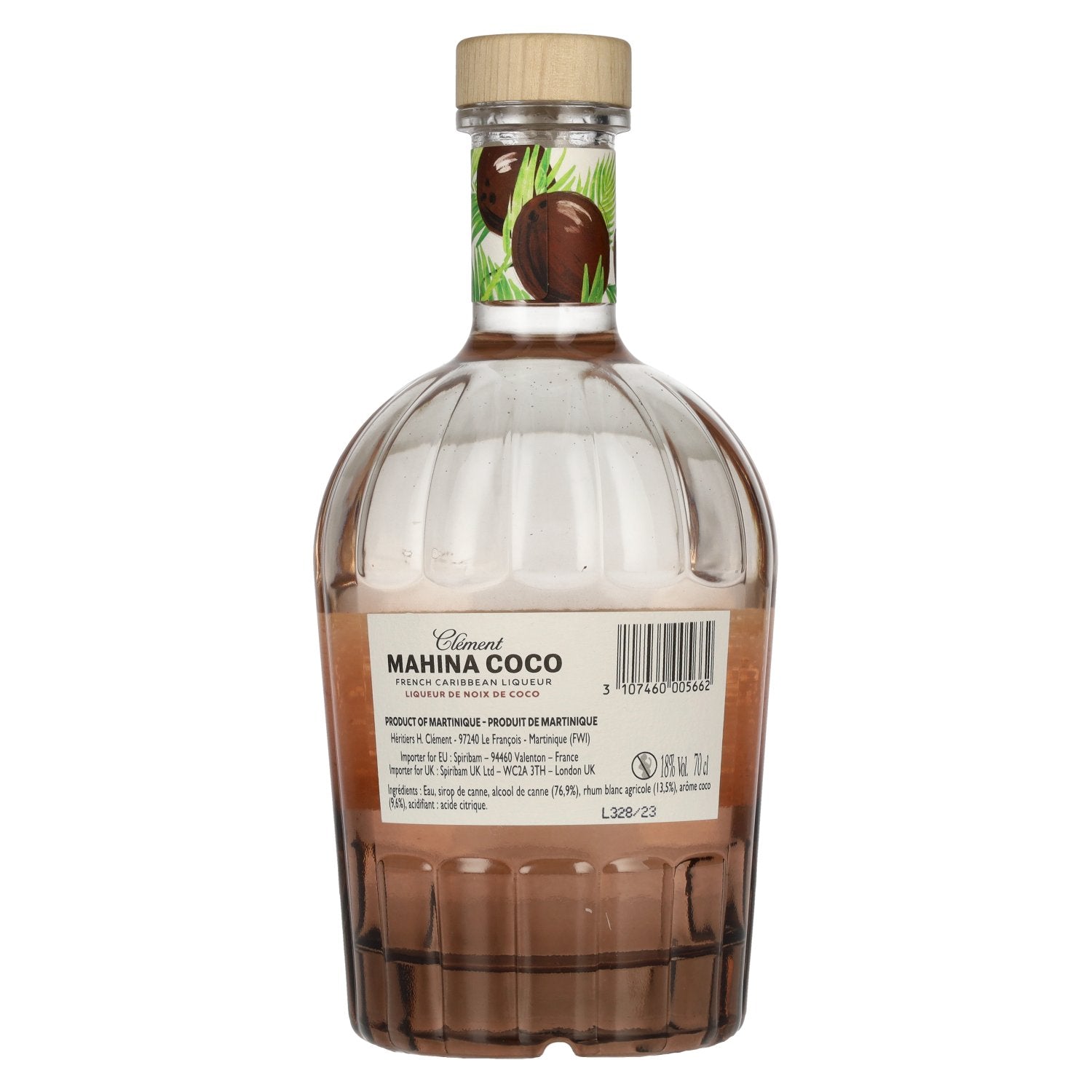 Clément MAHINA COCO Liqueur 18% Vol. 0,7l