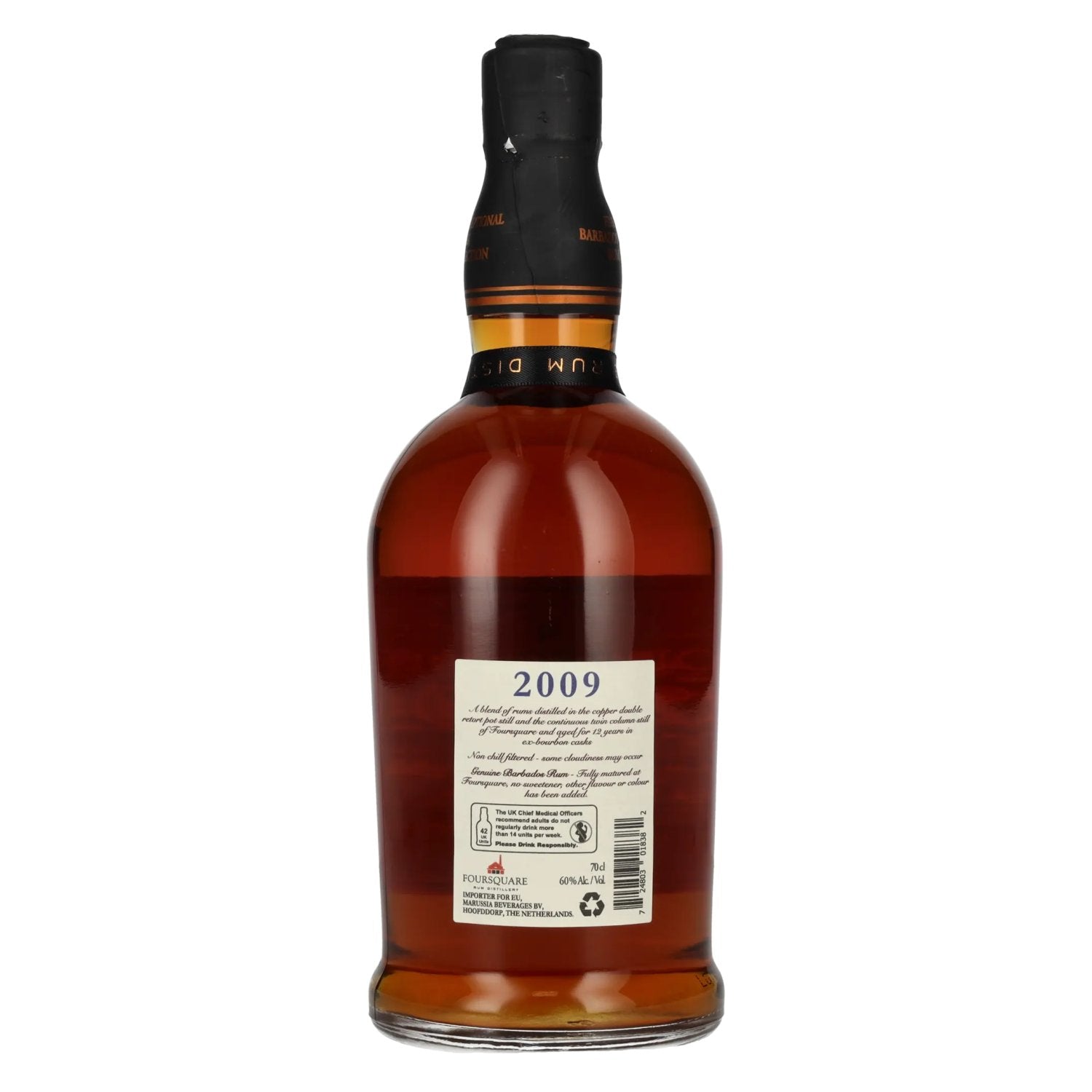 Foursquare 12 Years Old Single Blended Rum 2009 60% Vol. 0,7l