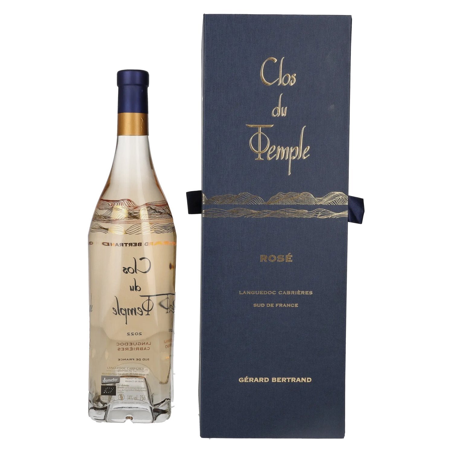 Gérard Bertrand Clos du Temple Rosé 2022 14% Vol. 0,75l in Geschenkbox
