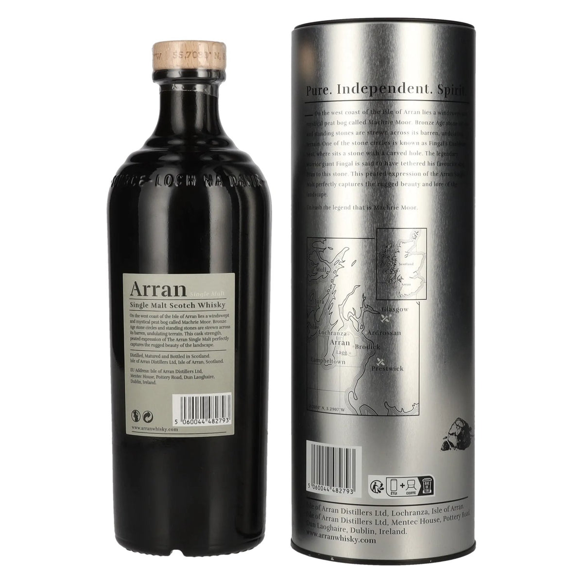 Arran MACHRIE MOOR The Peated Lochranza Malt CASK STRENGTH 56.2% vol. 0.7 l in a tin box