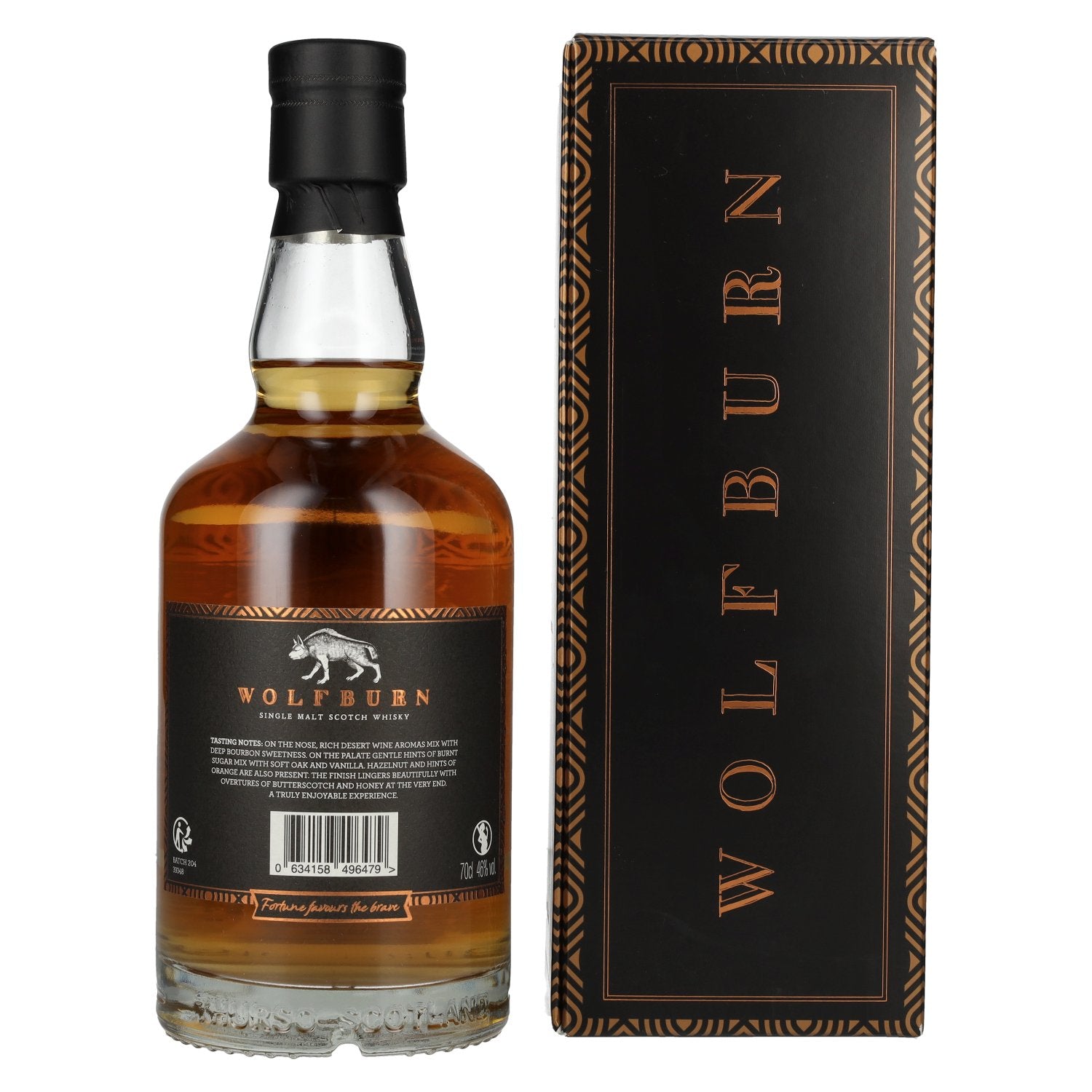 Wolfburn N°204 Single Malt Scotch Whisky Small Batch Release 46% Vol. 0,7l in Geschenkbox