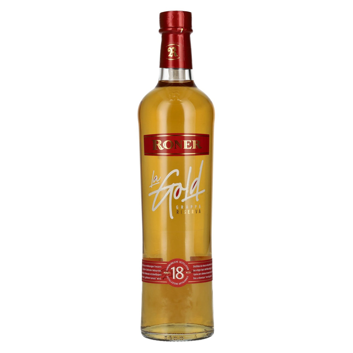 Roner Grappa Riserva La Gold 40 % vol., 0,7 l