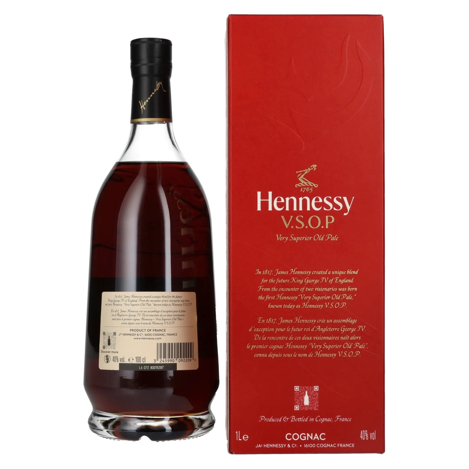 Hennessy V.S.O.P Cognac 40% Vol. 1l in Geschenkbox
